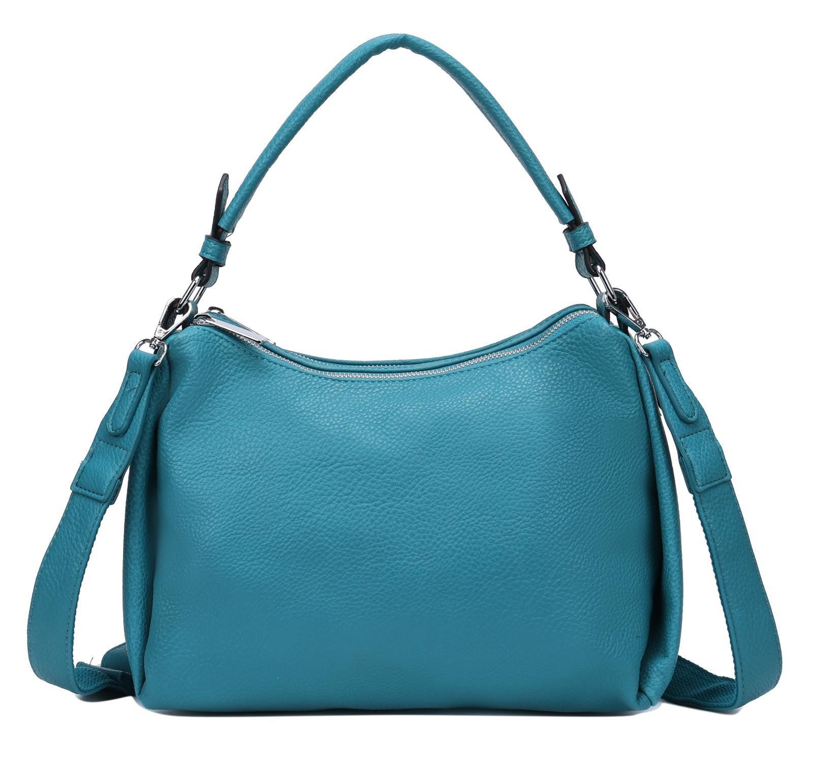 Schultertasche DAMEN TASCHE SHOPPER Umhängetasche Crossover Hobo Bag Leder Optik