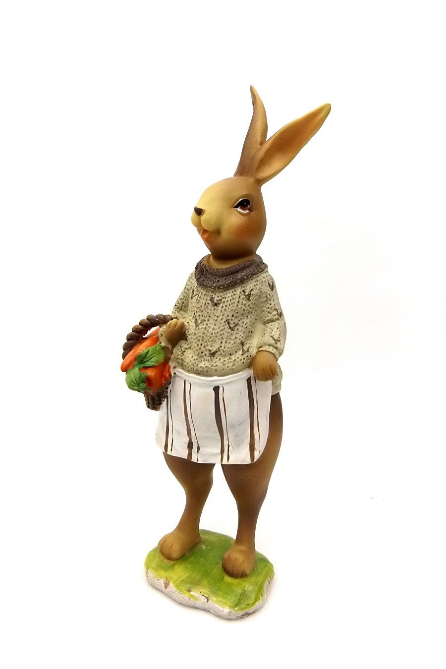 Osterhase Dekohase Hase Oster Tier Figur Korb Skulptur Statue