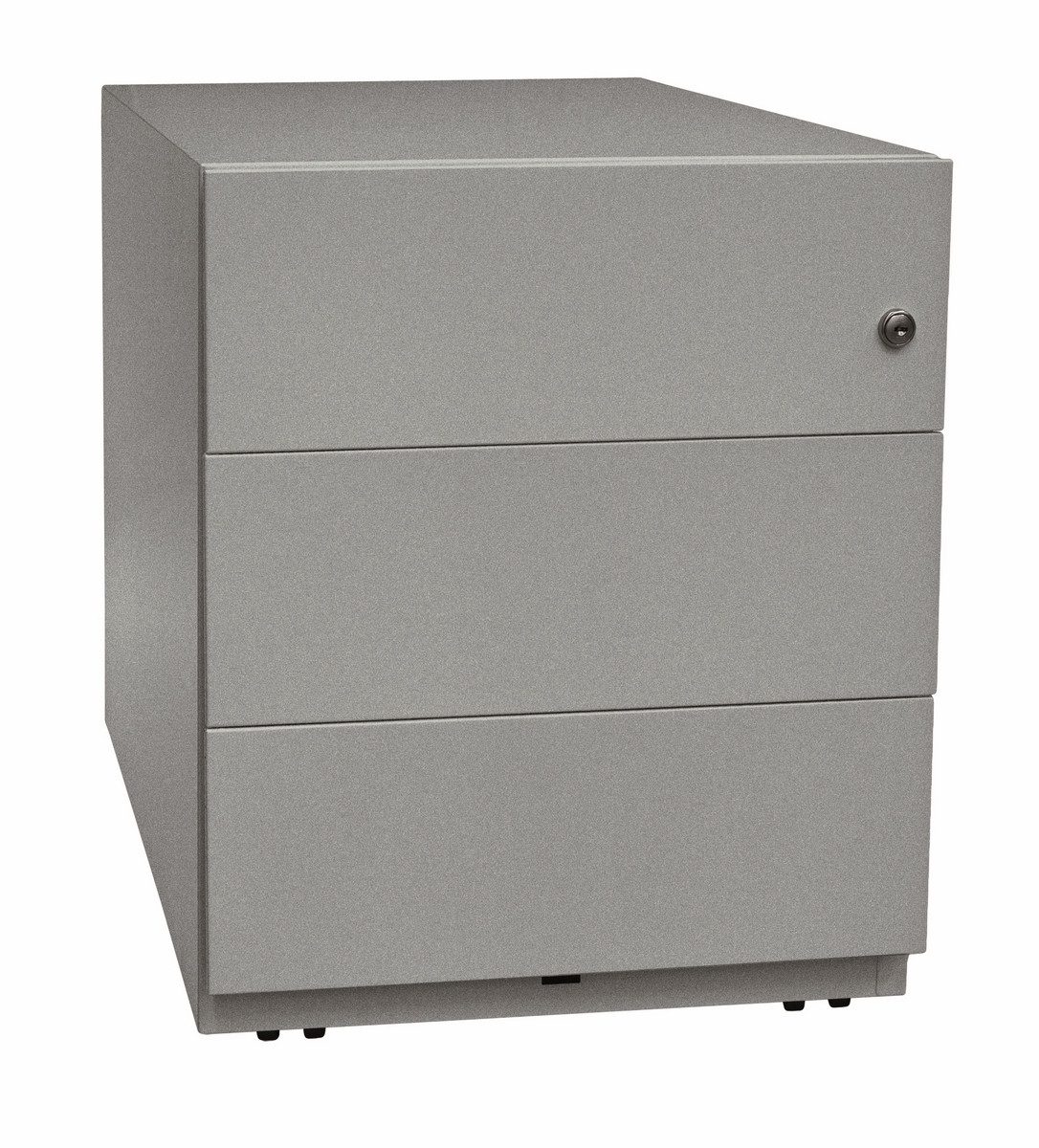 Bisley Rollcontainer Note Rollcontainer, in Silber - Maße: H 50 x B 42 x T 57 cm