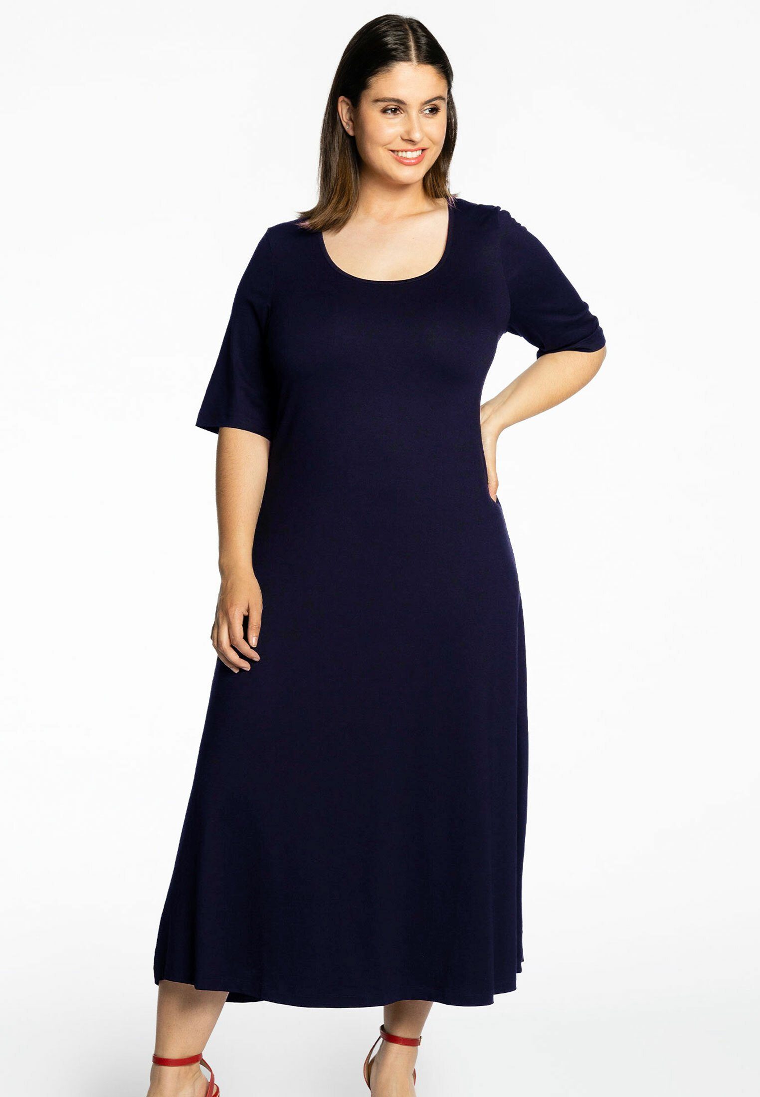 A-Linien-Kleid Damen Kleid Große Größen