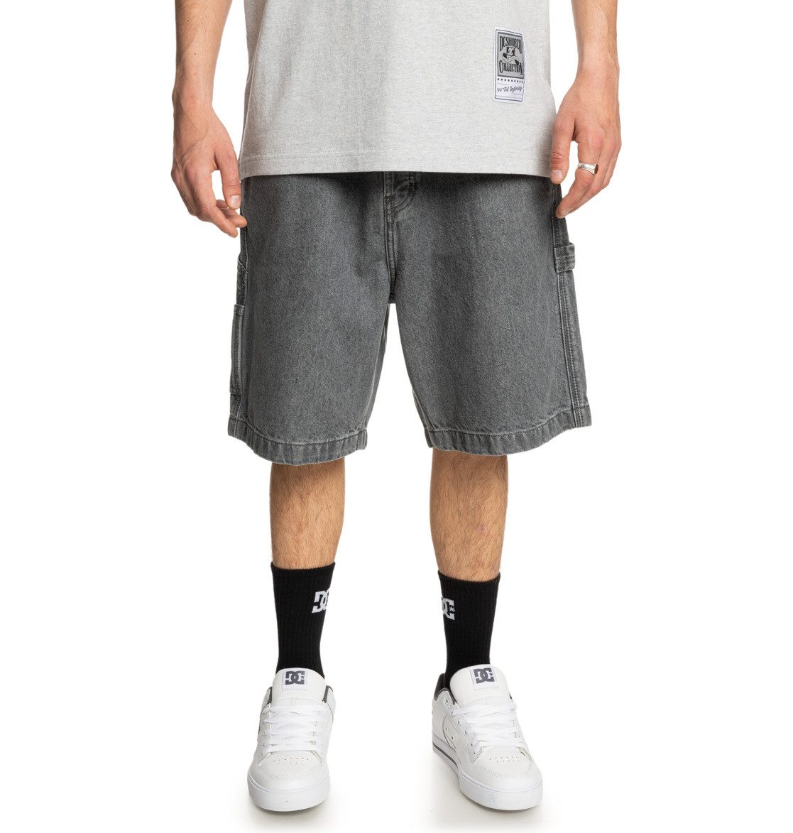 DC Shoes Jeansshorts Short Jeans DC Shoes Carpenter Baggy usedgrey