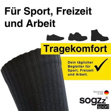 sogzz Tennissocken 5-30 Paar Sportsocken 80% Baumwolle Arbeitssocken Herren Damen (Modell: Sport Basic, 5-Paar)