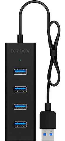 ICY BOX ICY BOX 4 Port USB 3.0 Hub Computer-Adapter