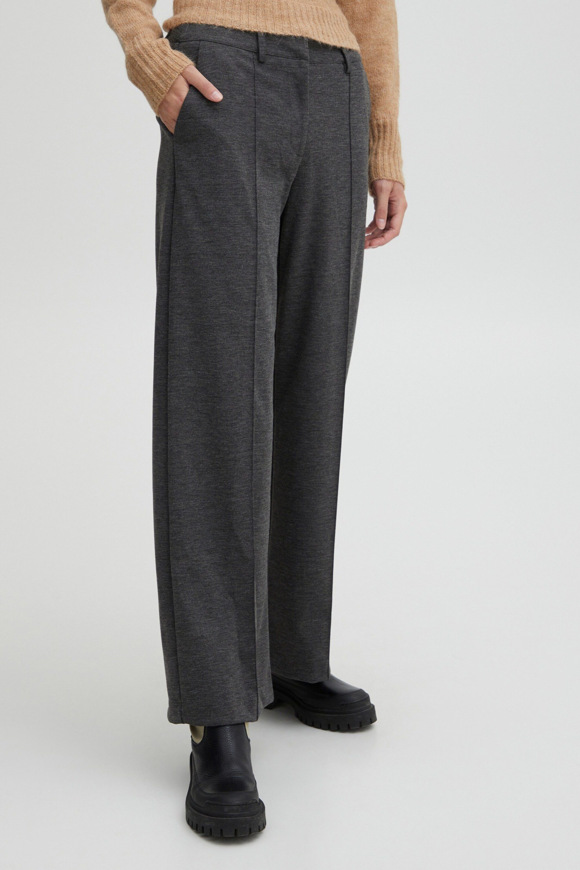 Ichi Bundfaltenhose KATE (1-tlg) Falten günstig online kaufen