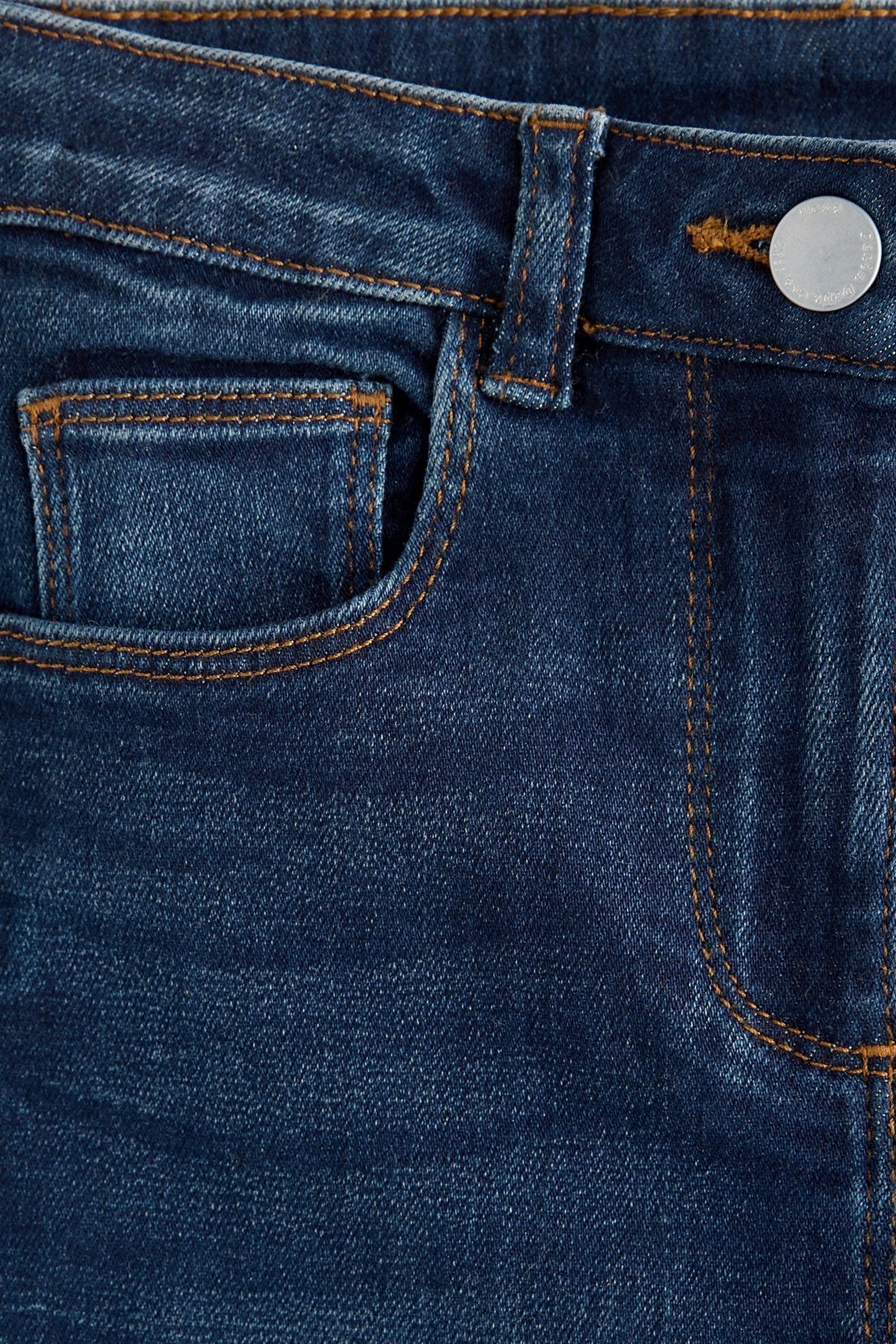 Blue Schlagjeans mit Next (1-tlg) Dark Schlag Jeans