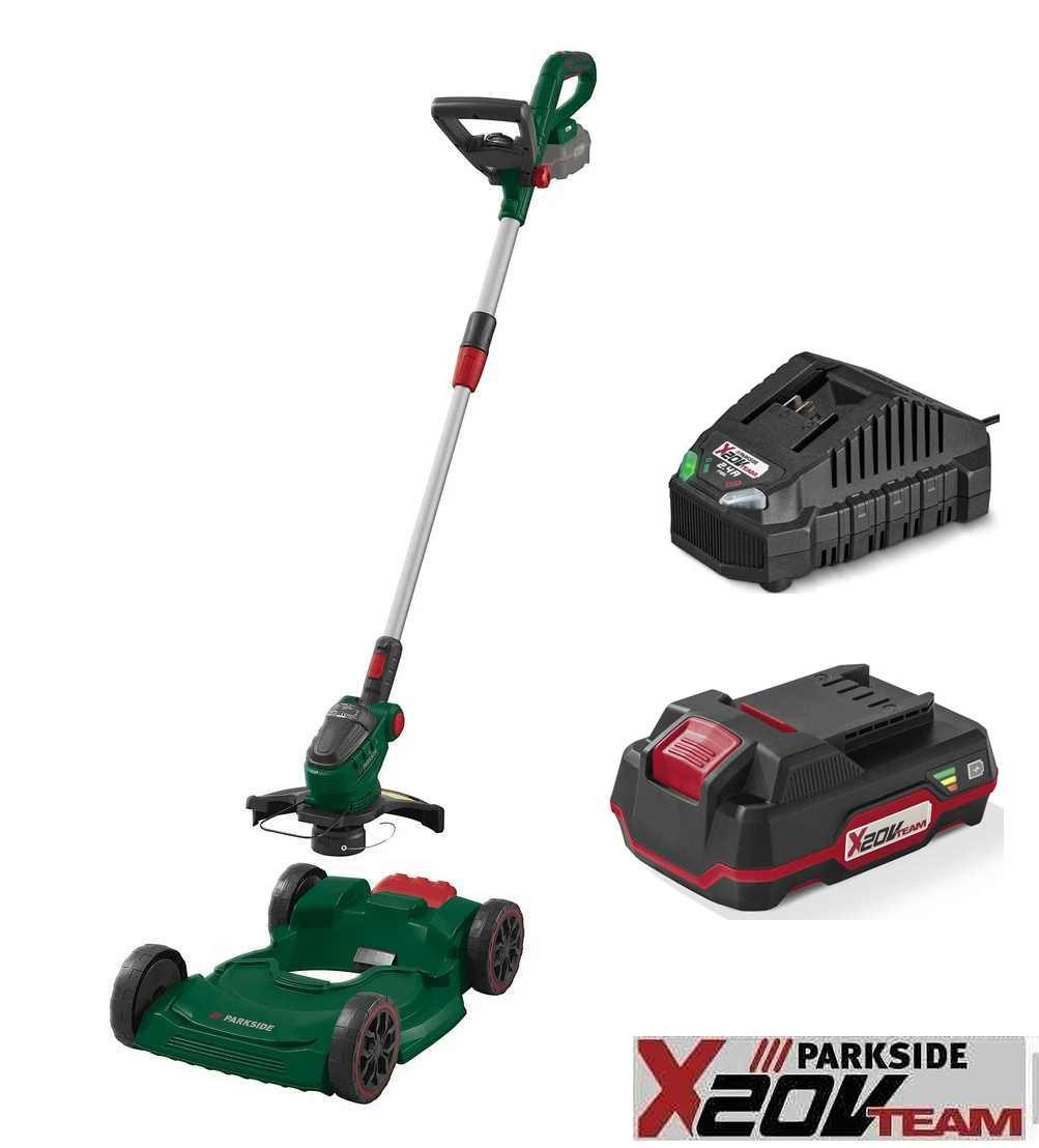Parkside AkkuRasentrimmer 3in1Akku Rasen Multitrimmer PAMT 20Li mit