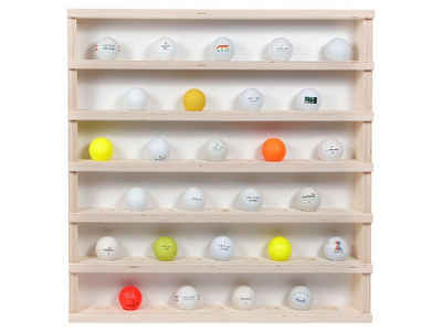 Vitrine24.de Vitrine »Golfball Vitrine für 54 Golfbälle aus Holz Golf«