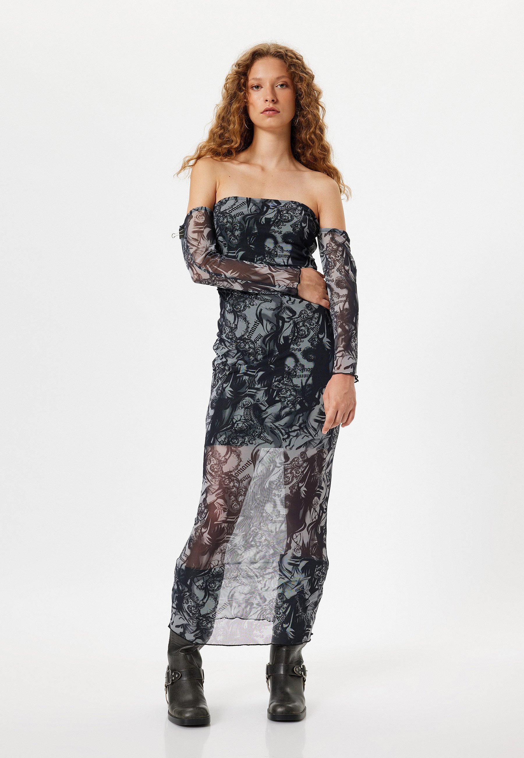 Koton Maxikleid Maxi Länge Column Kleid