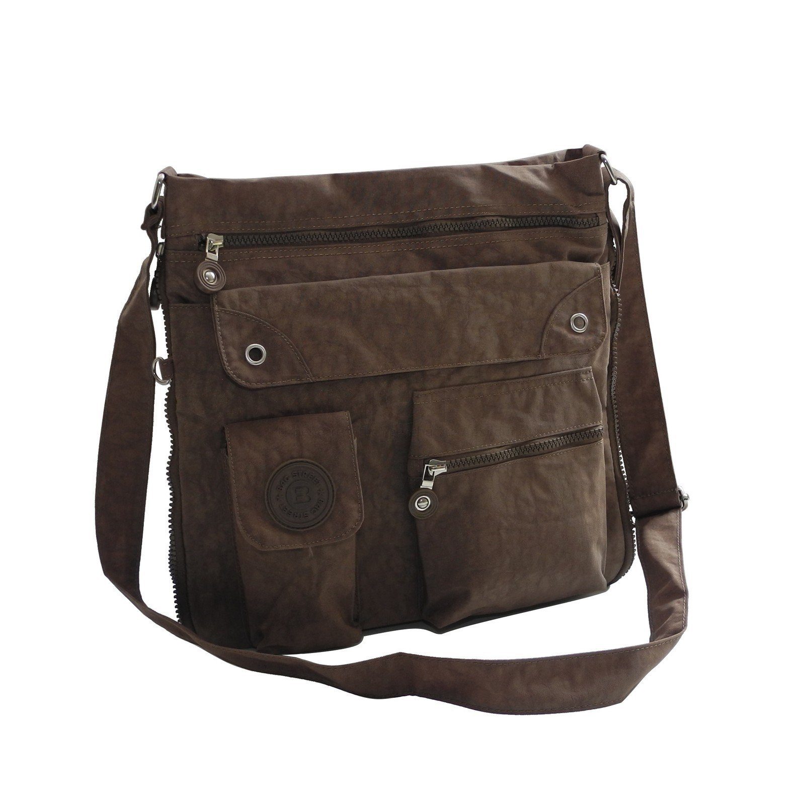 BAG STREET Umhängetasche Bag Street - Damen Herren Messengerbag Stofftasche Umhängetasche Auswa