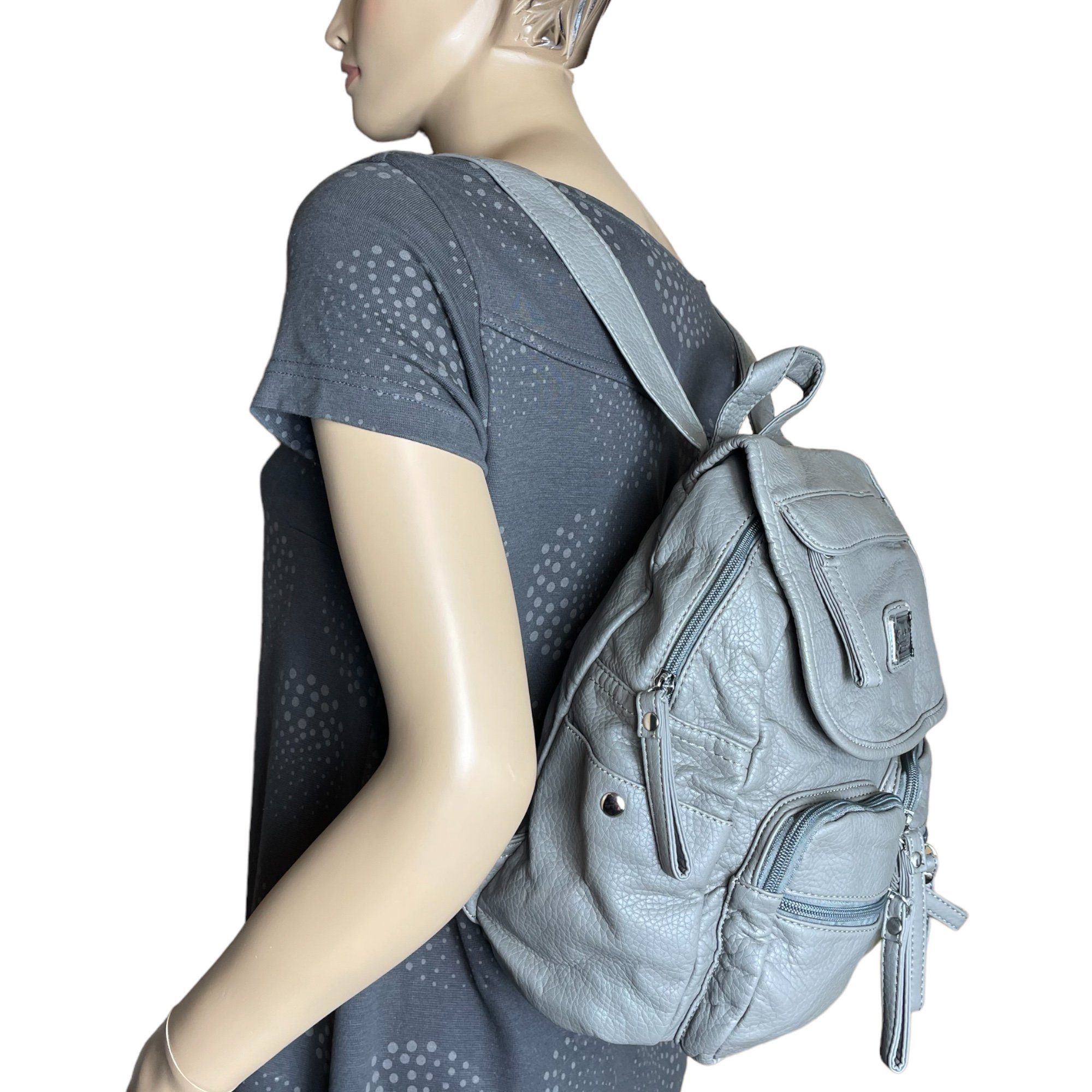 Taschen4life Cityrucksack lässiger Damen Rucksack von Kumixi 160432, weiche günstig online kaufen