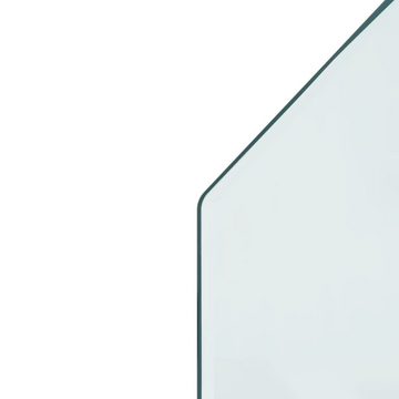 vidaXL Tischplatte Kaminofen Glasplatte Sechseck 120x50 cm (1 St)