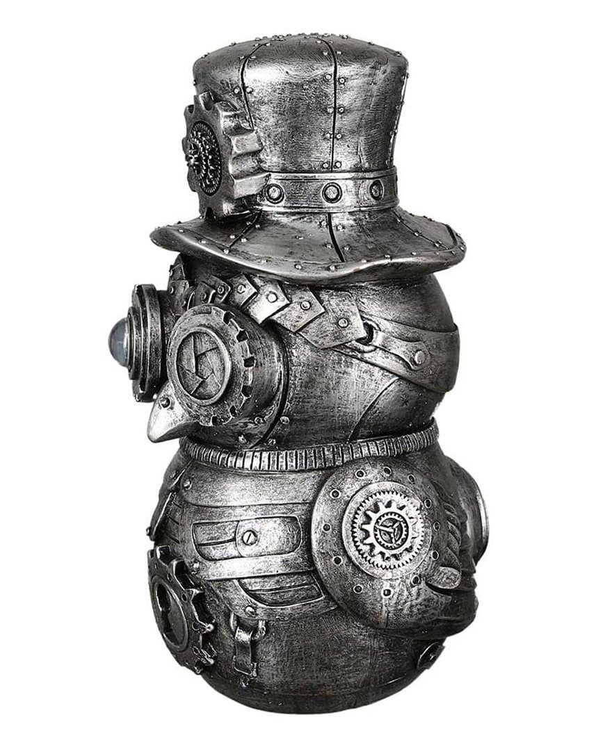 Brillibrum Dekofigur Zahnrad Design Polyresin Skulptur Steampunk Industrial Dekofigur