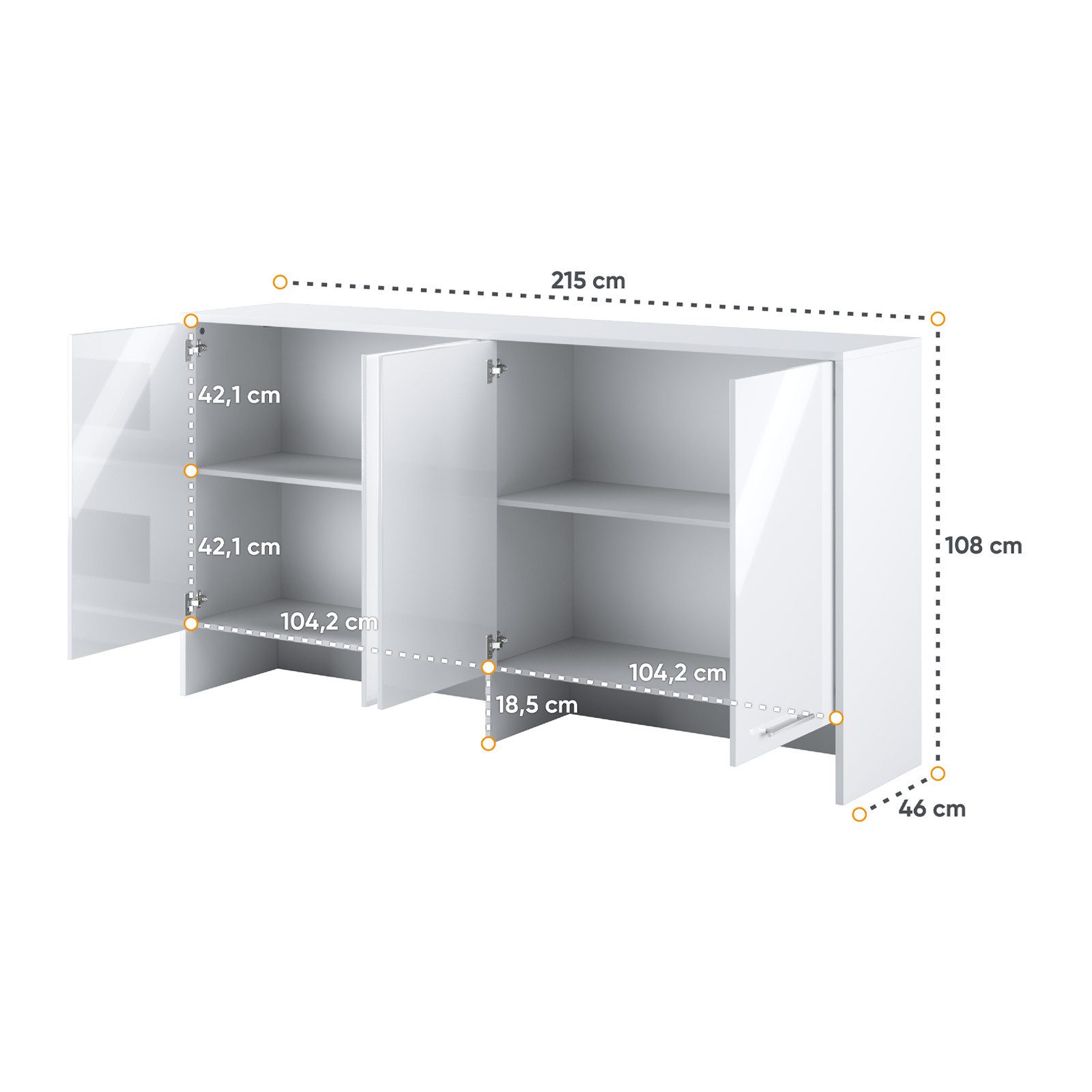 HAUSELEMENT Aufsatzschrank CP-11 LENART CONCEPT PRO für Schrankbett CP-06