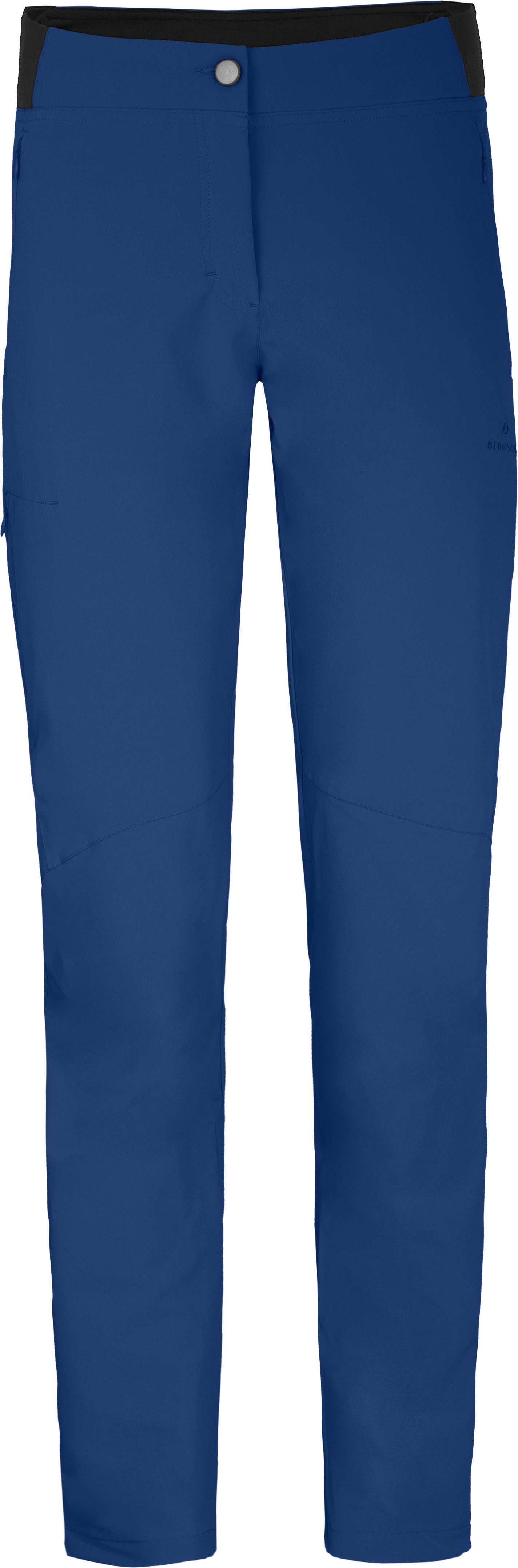 Bergson Outdoorhose AALBORG Vario (slim) Damen Wanderhose, recycelt, elastisch, sportlich, Normalgrößen, blau