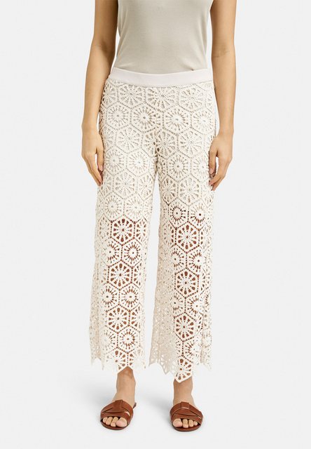 Smith & Soul Stoffhose Smith & Soul Häkelhose in Cream White (1-tlg) Nicht günstig online kaufen