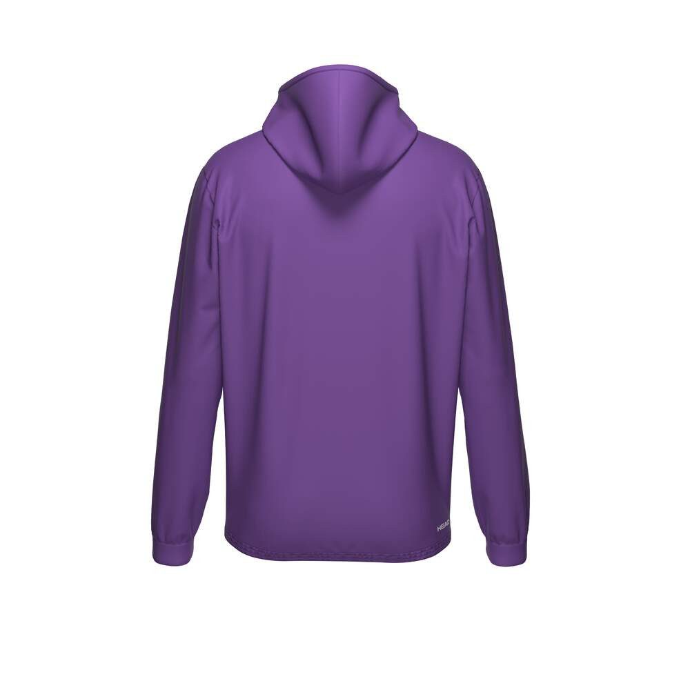 Head Kapuzenpullover Topspin Hoodie (Half-Zip, 100% Polyester) 2026 purple/weiss Herren