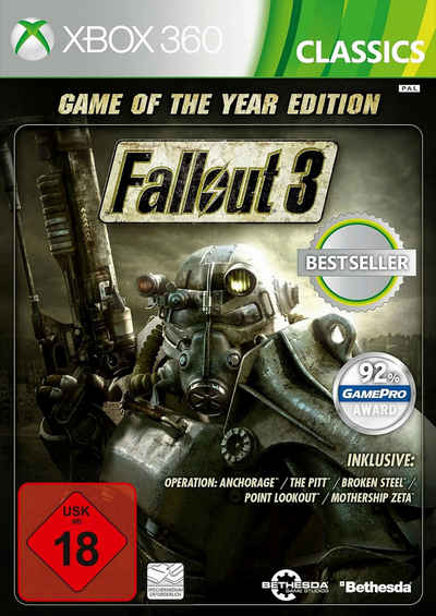 Fallout 3: Game of the Year Classics Hits Relaunch Xbox 360