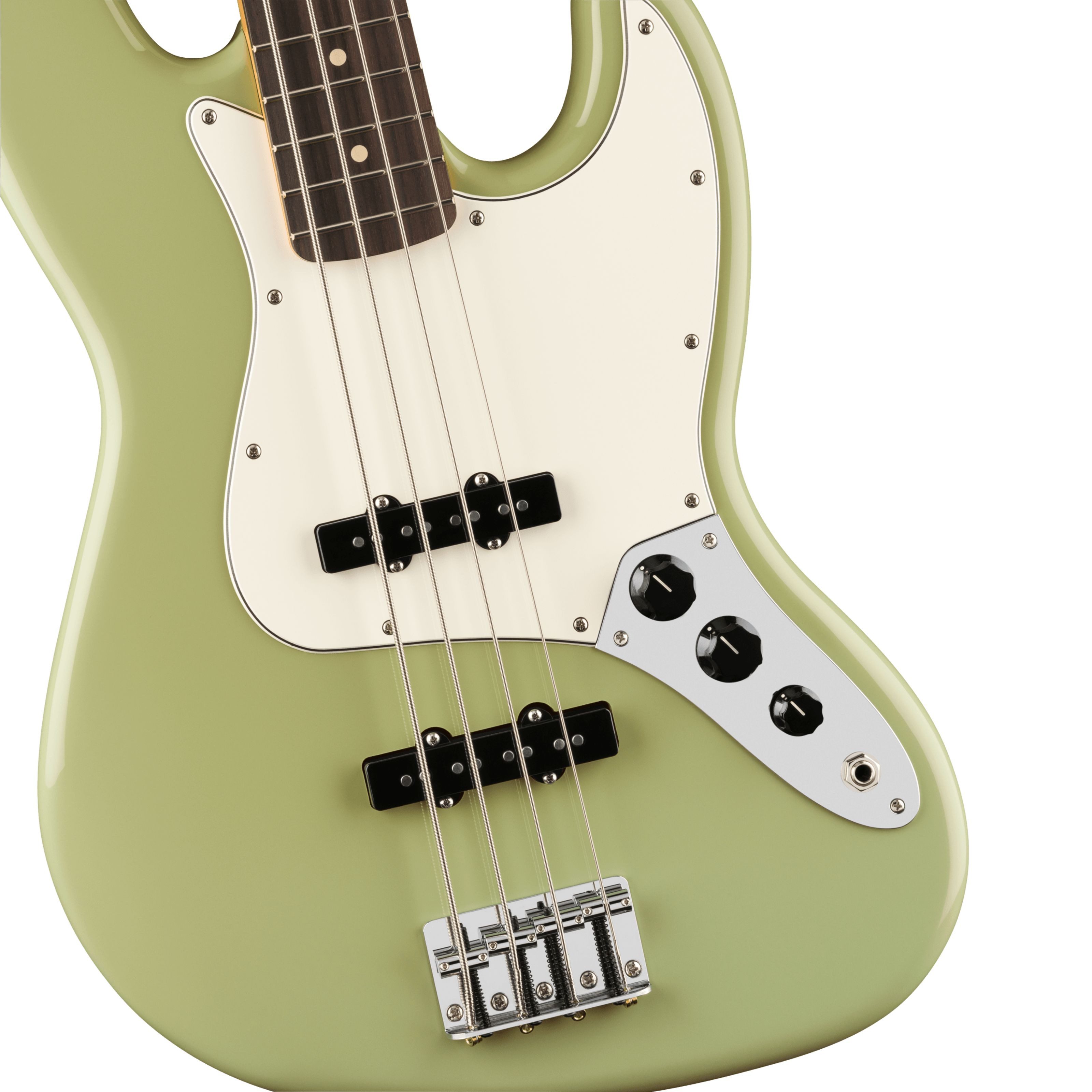 Fender E-Bass, E-Bässe, 4-Saiter E-Bässe, Player II Jazz Bass RW Birch Green - E-Bass