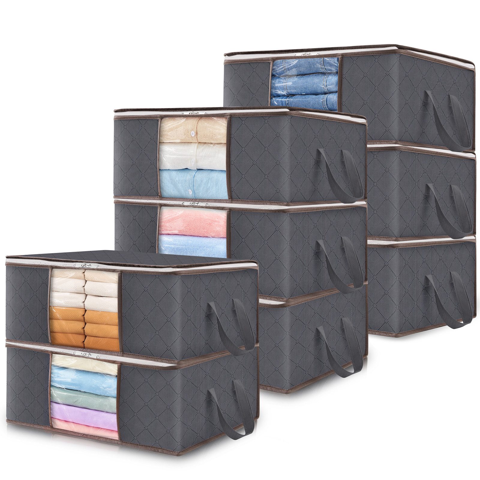 Lifewit Aufbewahrungsdose Aufbewahrungsbox mit Deckel, Kleiderschrank Organ günstig online kaufen