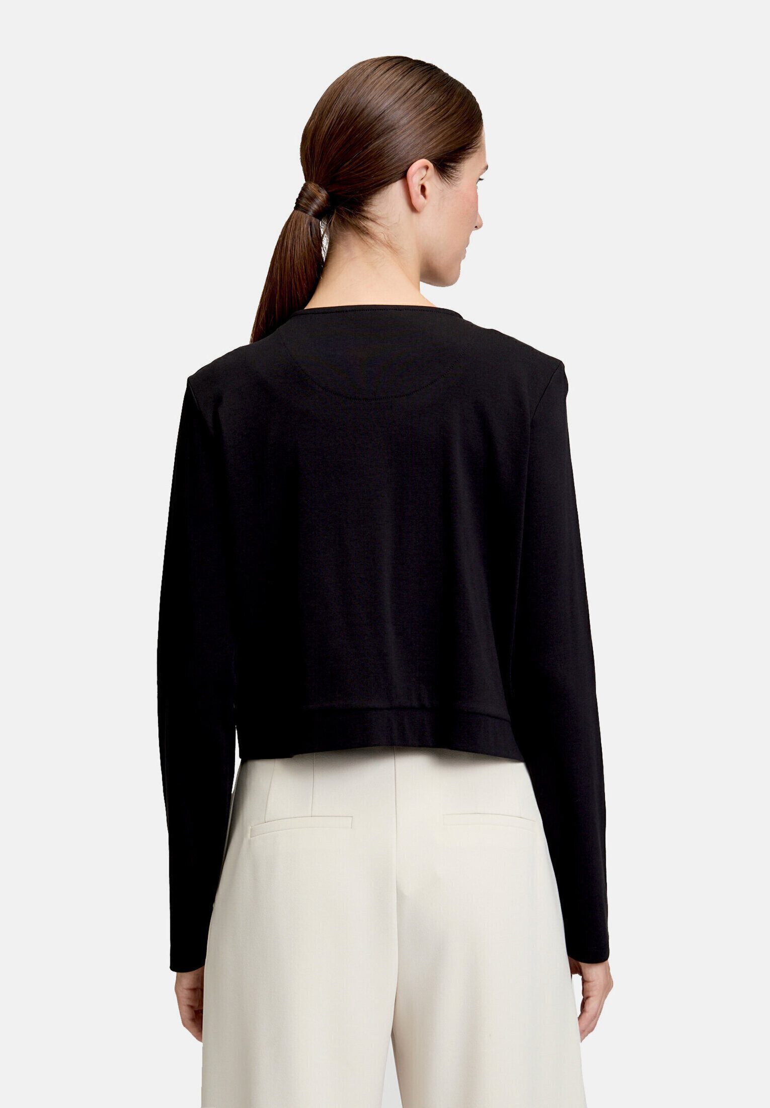 Betty Barclay Sweatjacke Damen mit Rundhalsausschnitt