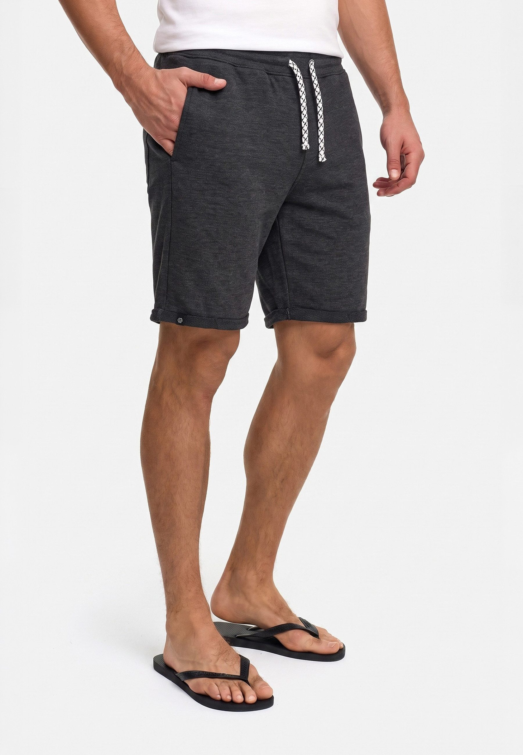 INDICODE Sweatshorts Herren Aldrich Sweat Shorts Herrenshorts elastischer Bund mit Kordelzug – Bild 3 von 5