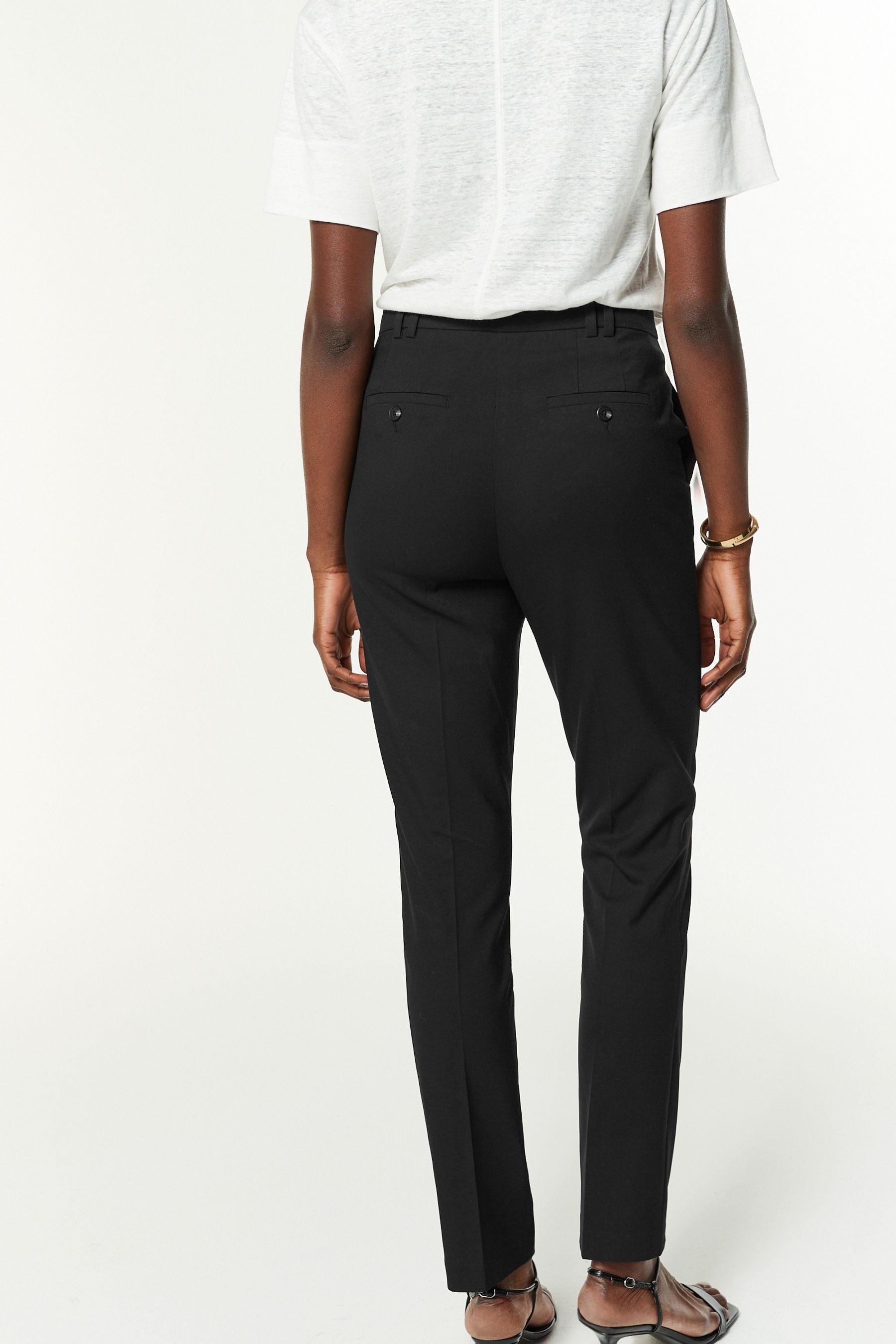 Next Stoffhose Tailored Slim Fit Hose, günstig online kaufen