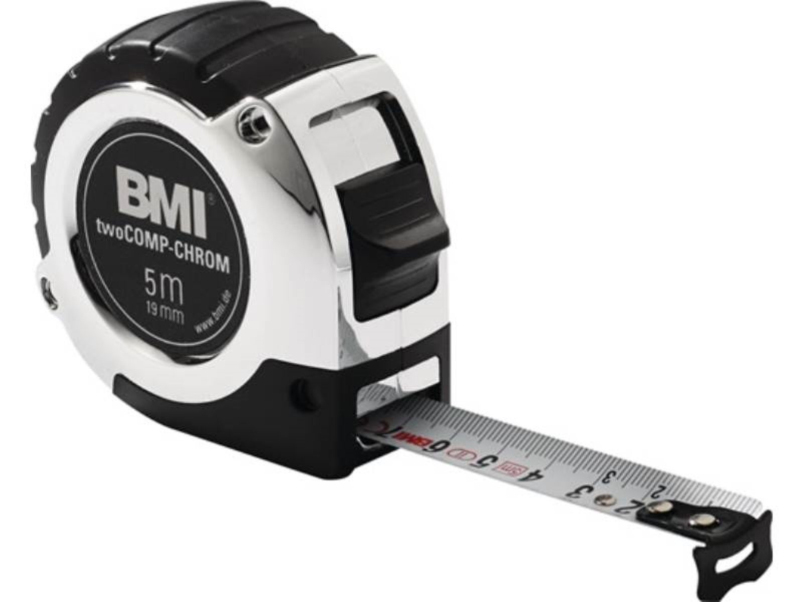BMI Rollbandmaß BMI 475841221 Taschenrollbandmaß twoCOMP Länge 8 m Breite 25 mm mm/m