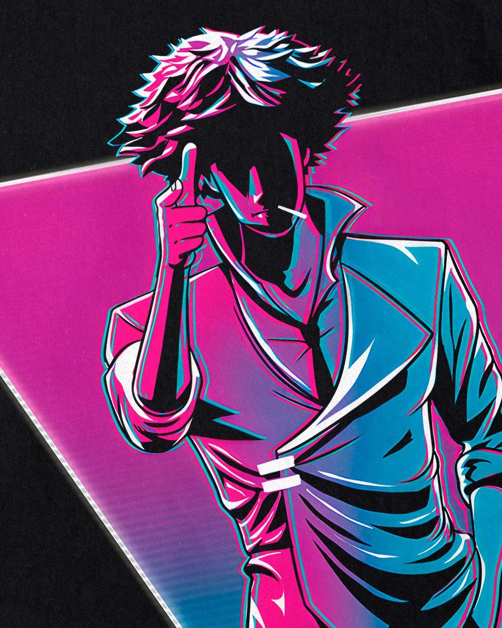 style3 T-Shirt Bebop Neon anime manga swordfish cowboy bebop günstig online kaufen