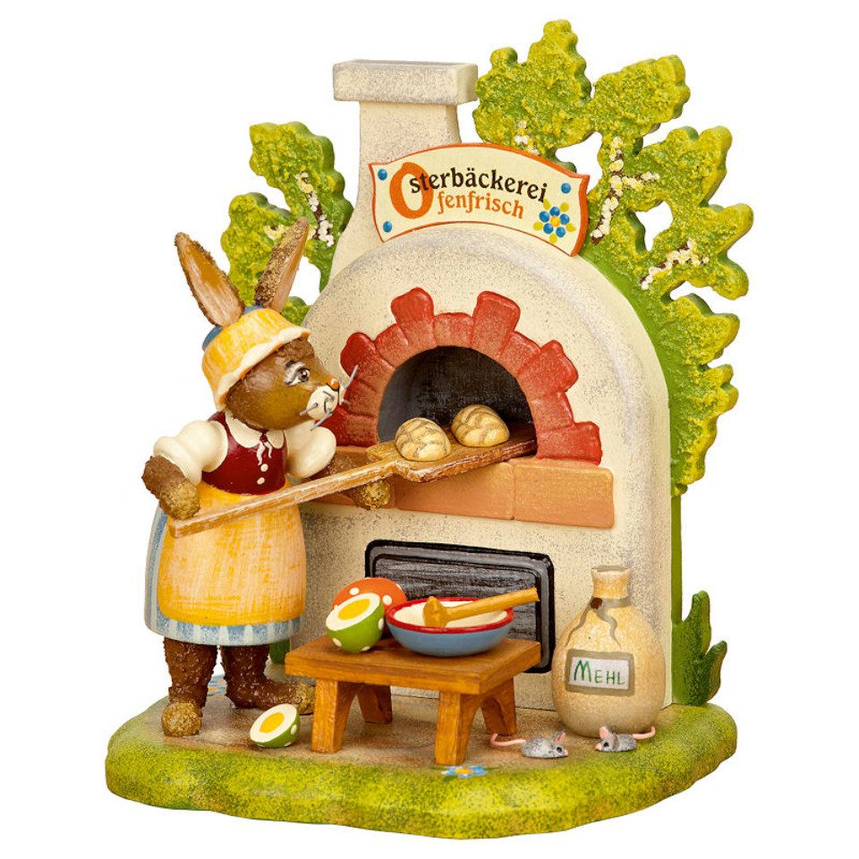 Hubrig Volkskunst Zschorlau Erzgebirge Osterhase Hubrig Osterhase Osterbäckerei