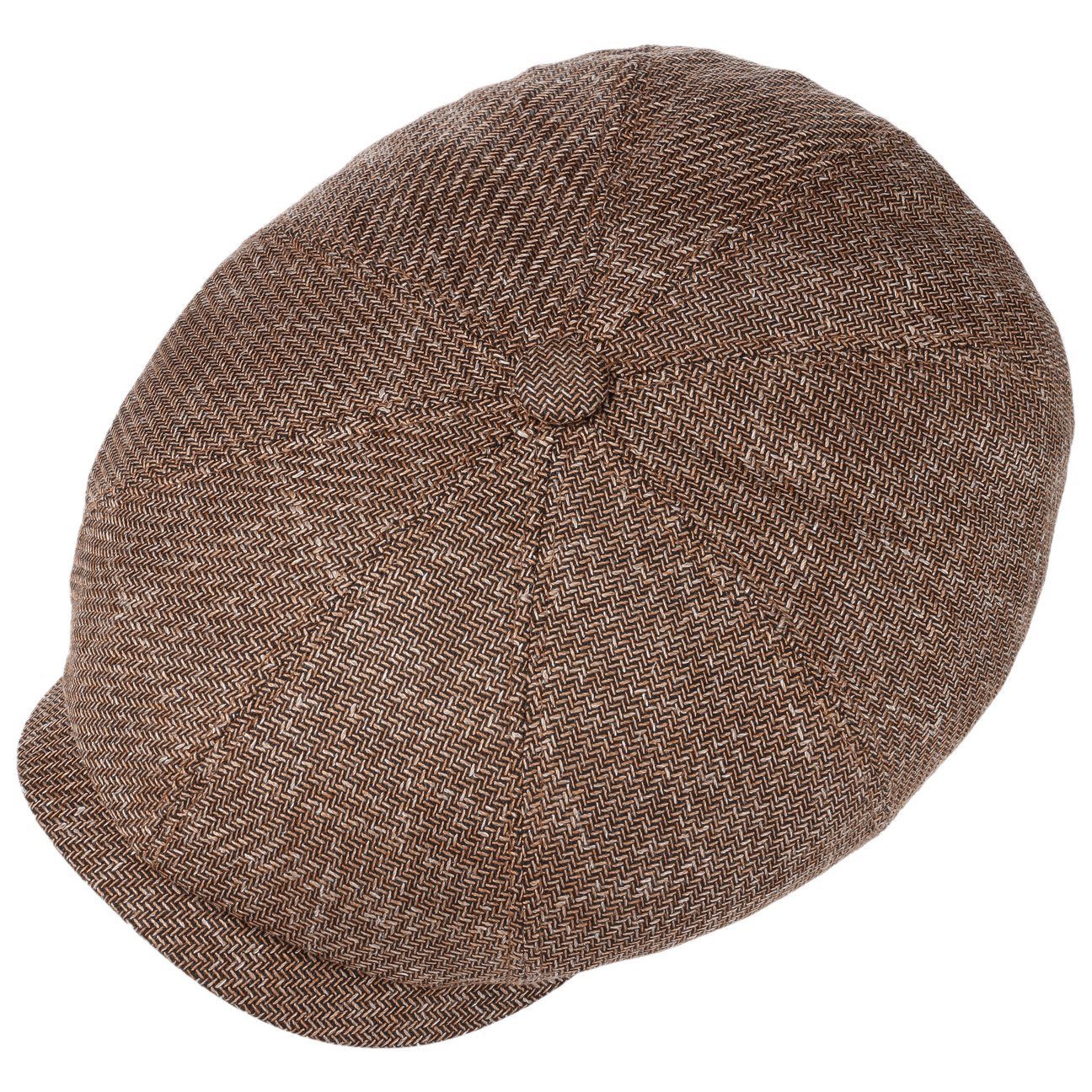 Stetson Flat Cap (1-St) Schirmmütze in Schirm, mit rost Made Germany