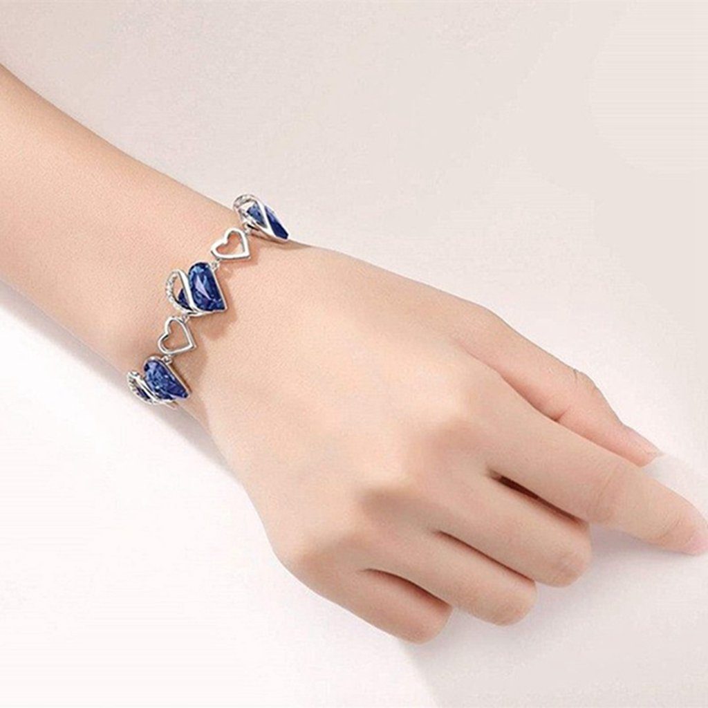 für Armband Weiß Frauen, Schmuckgeschenk WaKuKa (1-tlg) Heilstein-Kristall-Armband