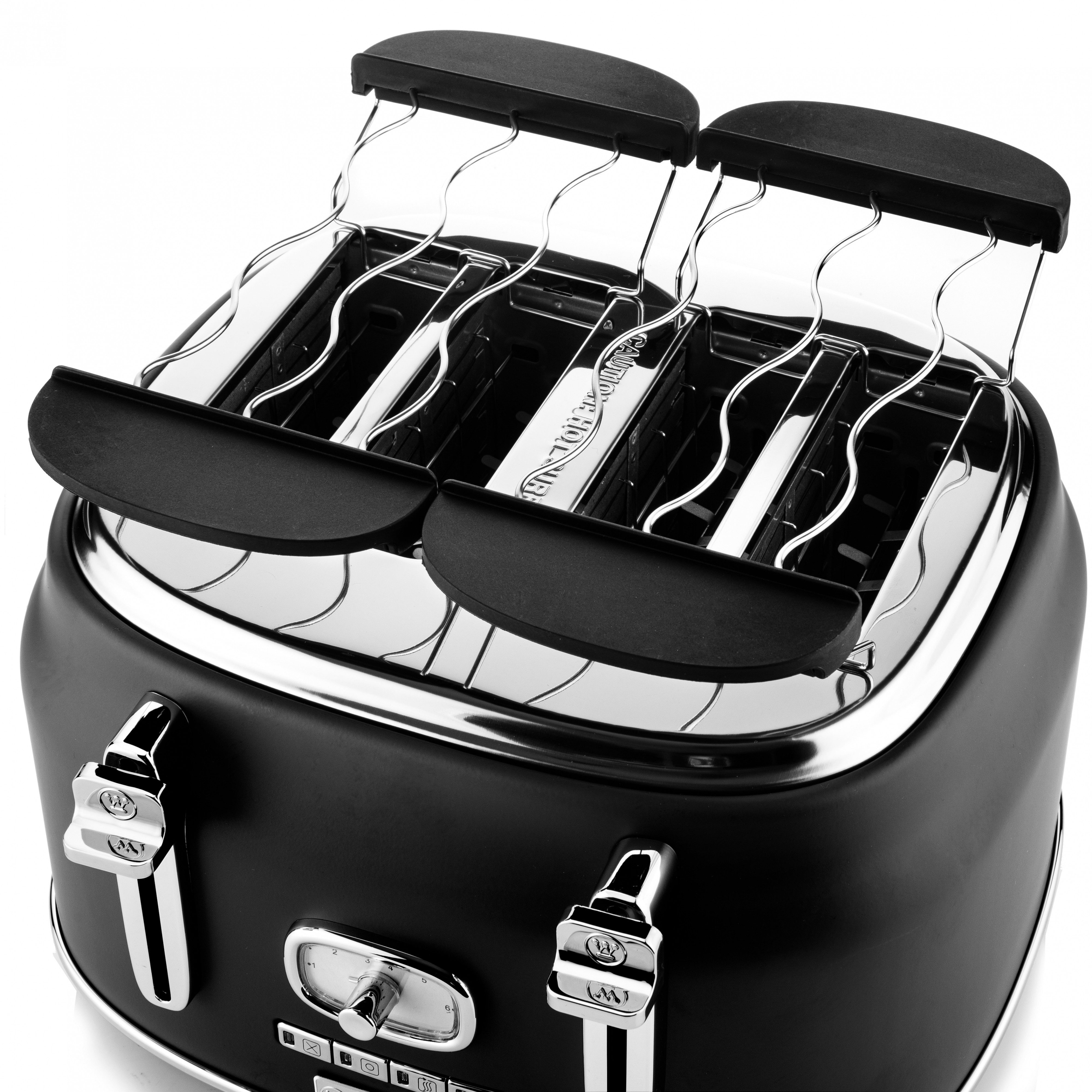 Westinghouse Toaster WKTTB809,Krümelschublade 6 Stufen, 4 kurze Schlitze, für 4 Scheiben, 1750 W, Auftau-, Aufwärm-Funktion, Überhitzungsschutz