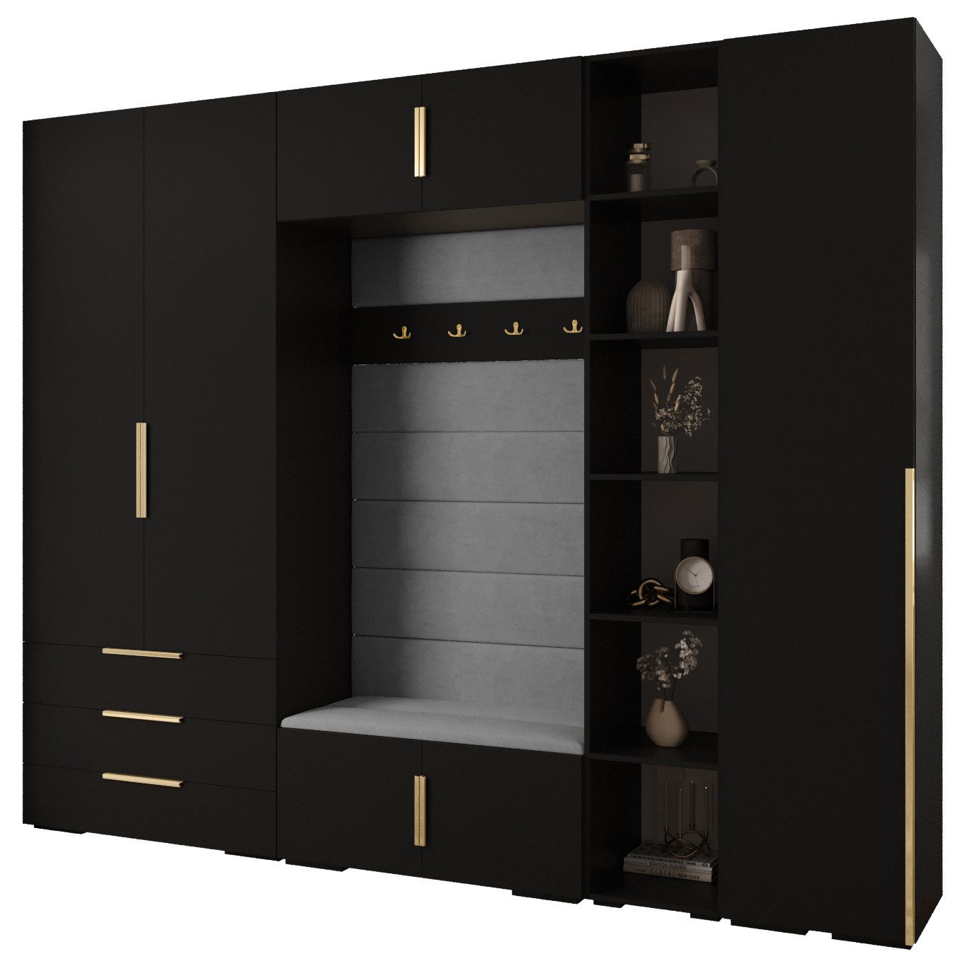 ABIKS MÖBEL Kompaktgarderobe INOVA 1 SATZ günstig online kaufen