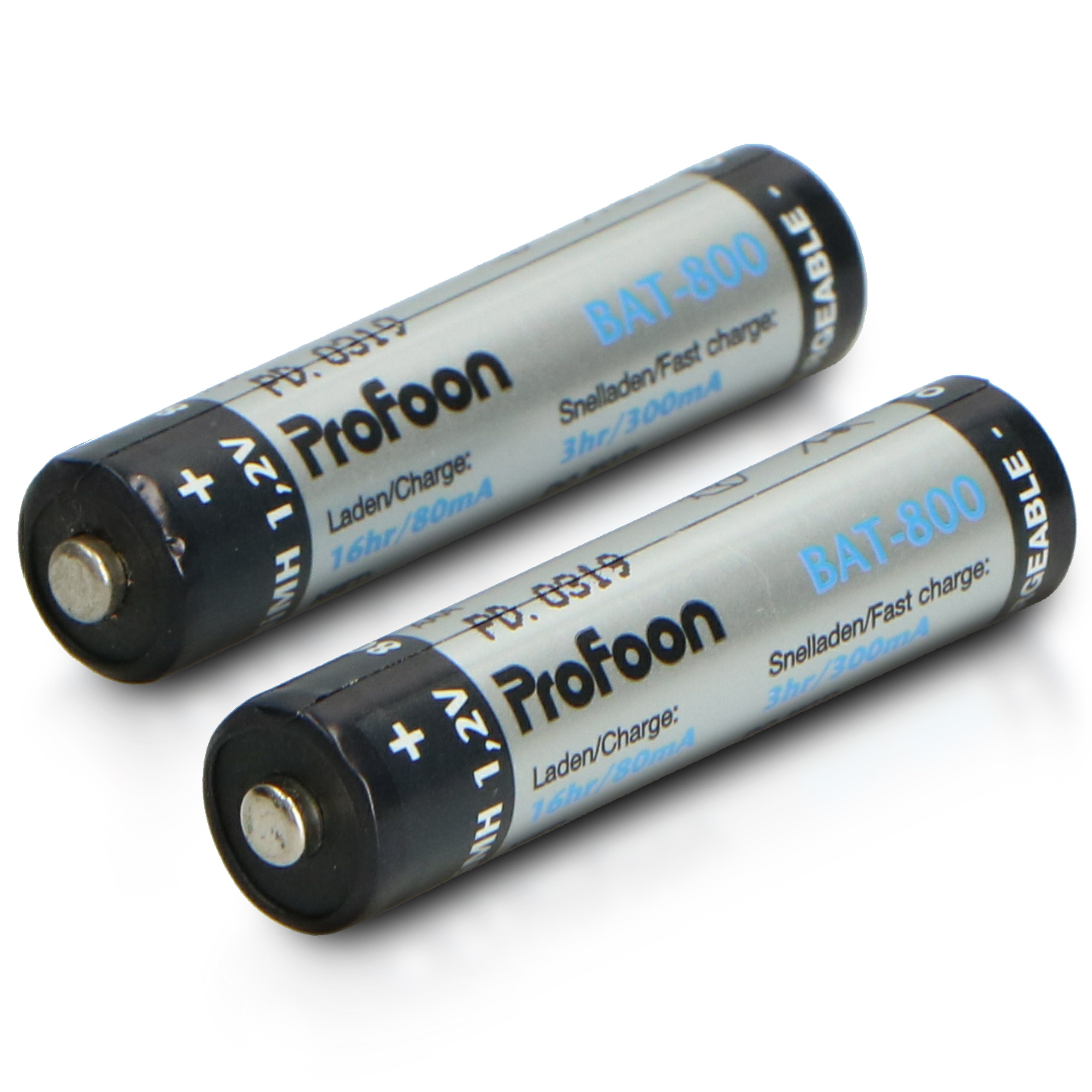 Profoon BAT-800 Batterie, (2 St)