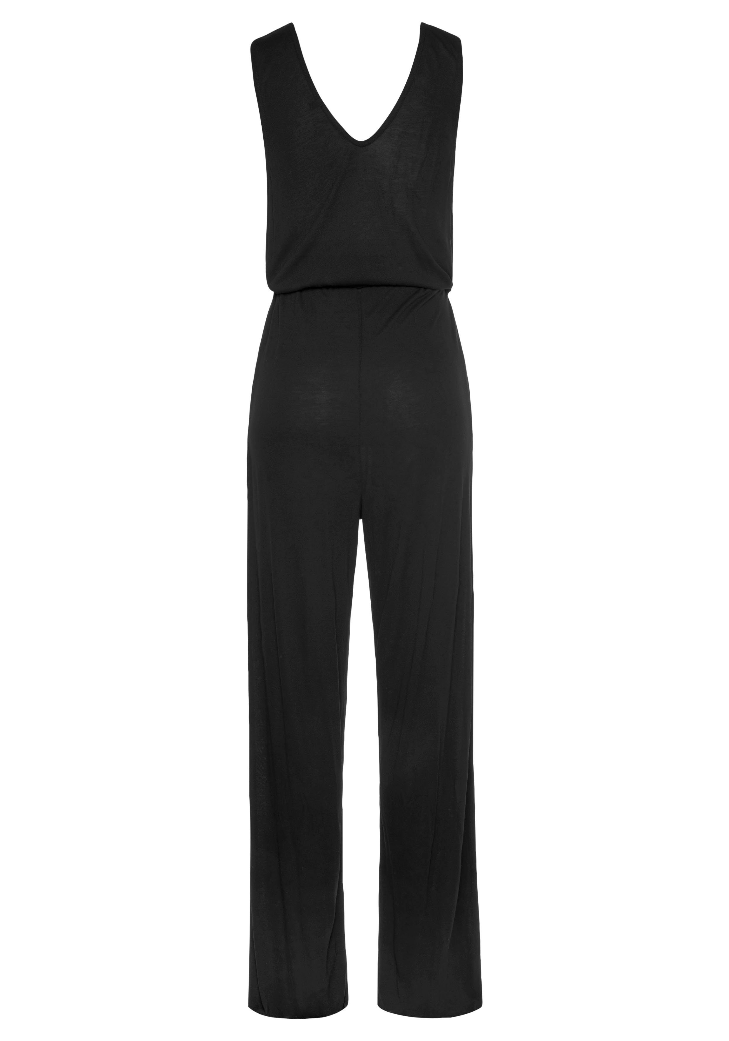 Buffalo overall (with tie belt) and wide leg, casual jumpsuit with pockets