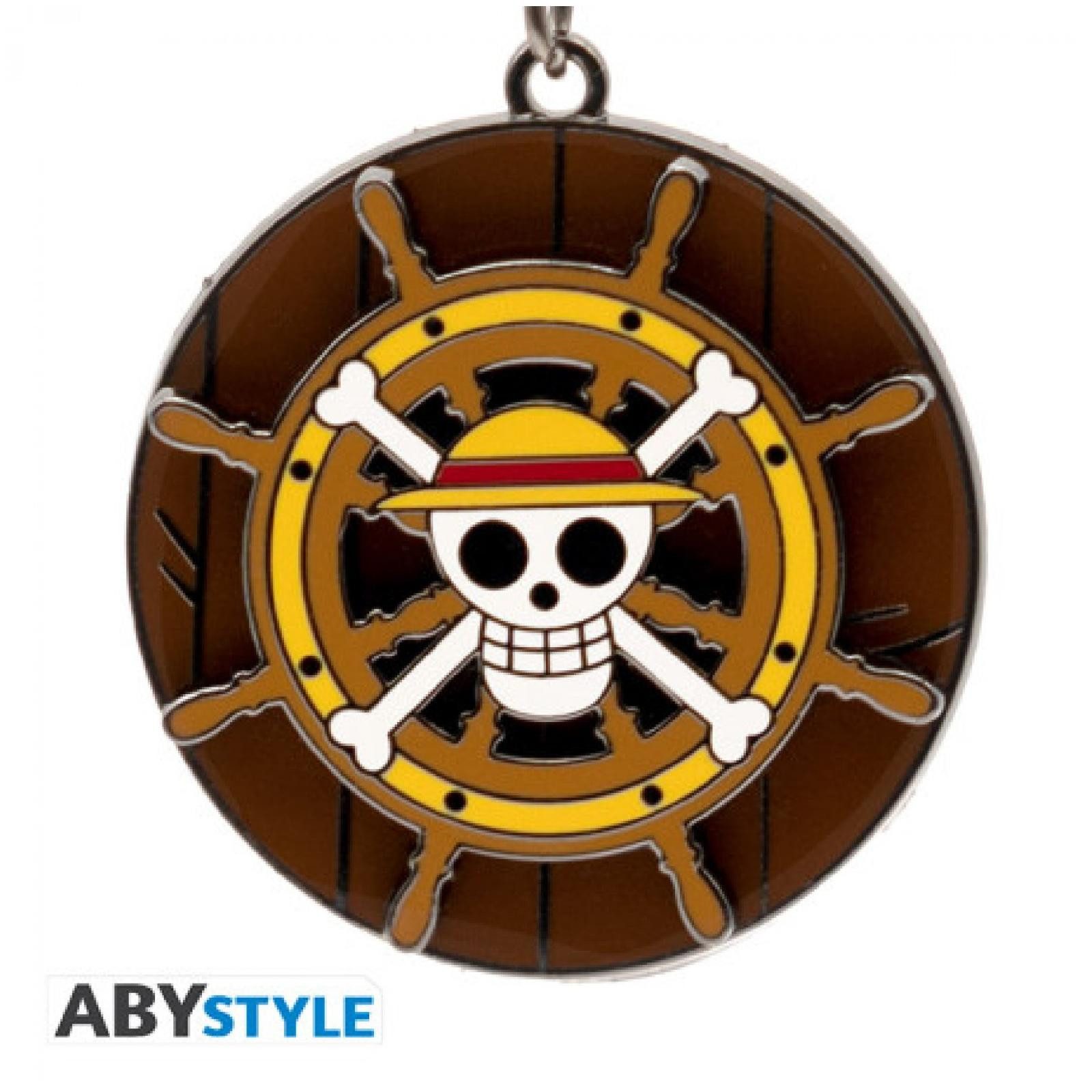 Schlüsselanhänger ONE PIECE - Moving Keychain - Thousand Sunny's Helm