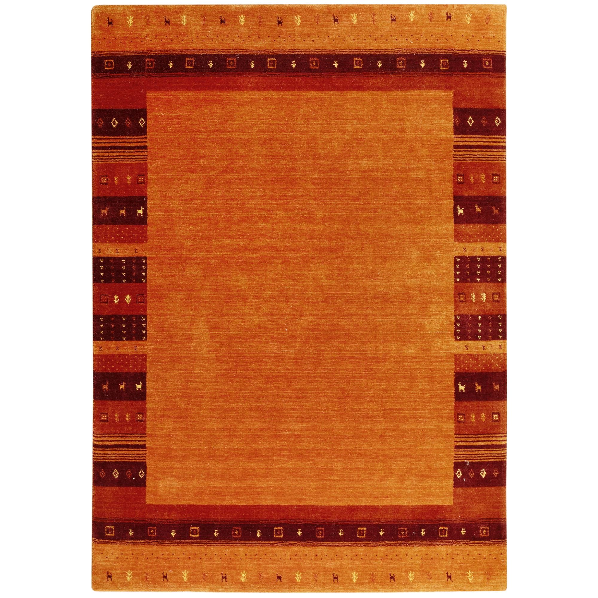 Steffensmeier Wollteppich Zagros, Rechteckig, Gabbeh Teppich, handgeknüpft günstig online kaufen