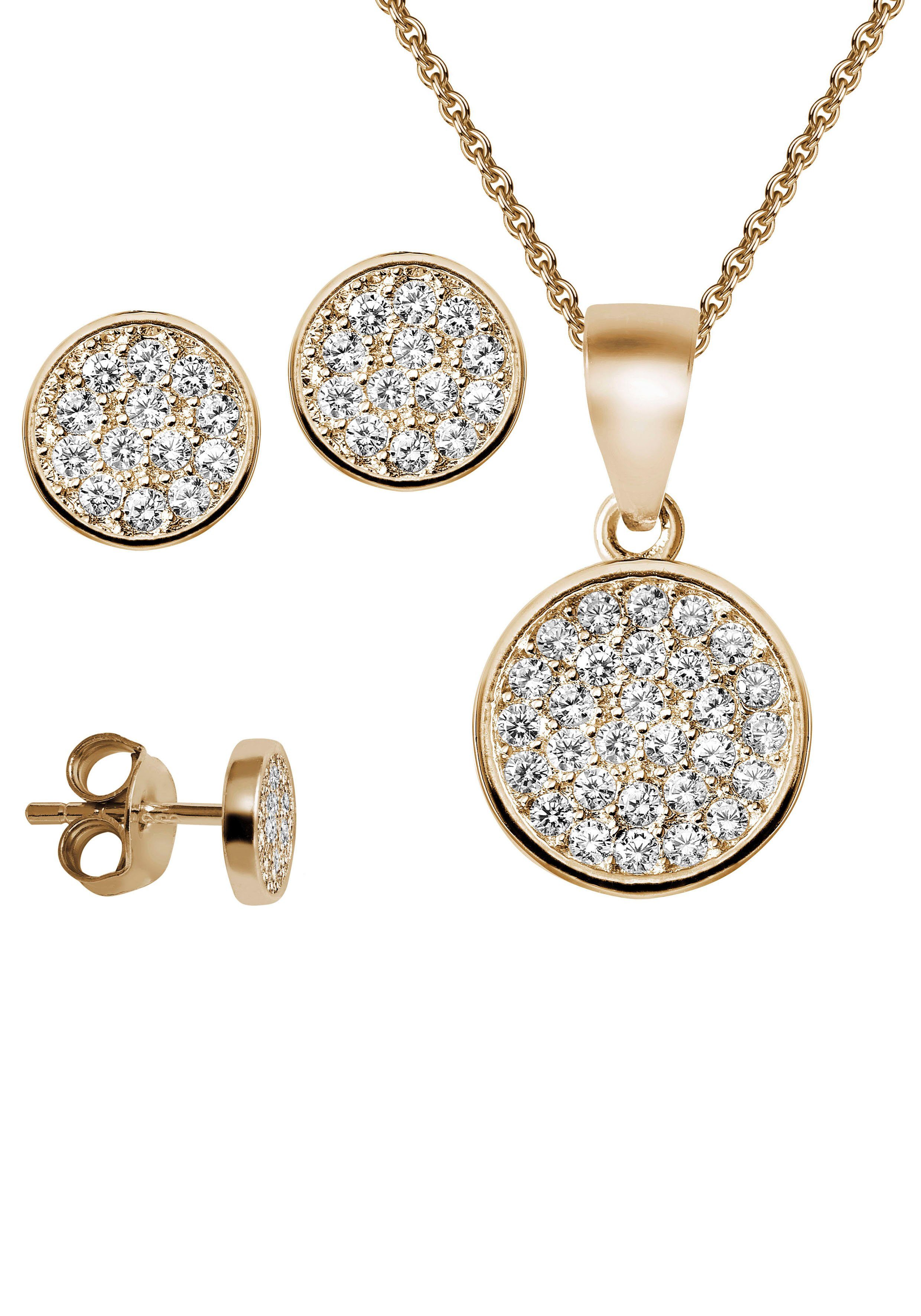 Schmuckset Multipack Schmuck Geschenk Silber 925 Halskette Ohrschmuck
