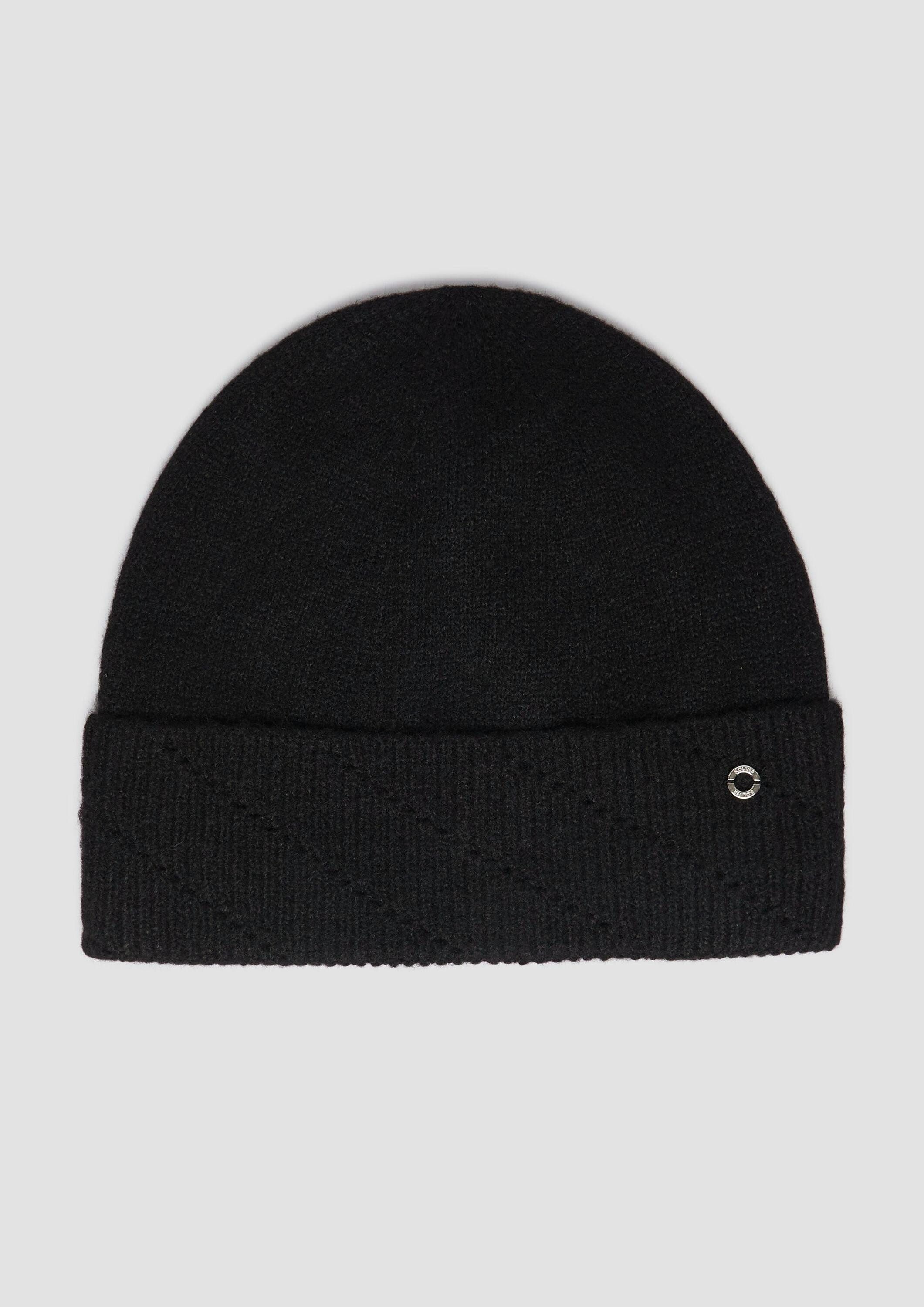 s.Oliver Strickmütze Mütze Feinstrick-Beanie mit dezenter günstig online kaufen