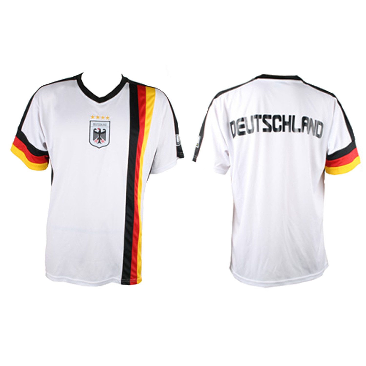 Antonio Fußballtrikot Antonio Deutschland Fussball Trikot - weiß Gr. M