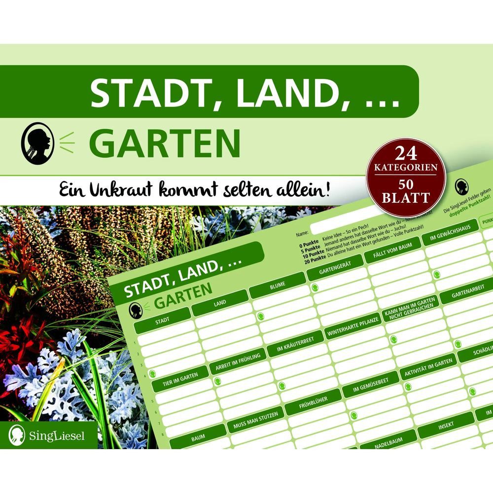 Spiel Stadt, Land, Garten