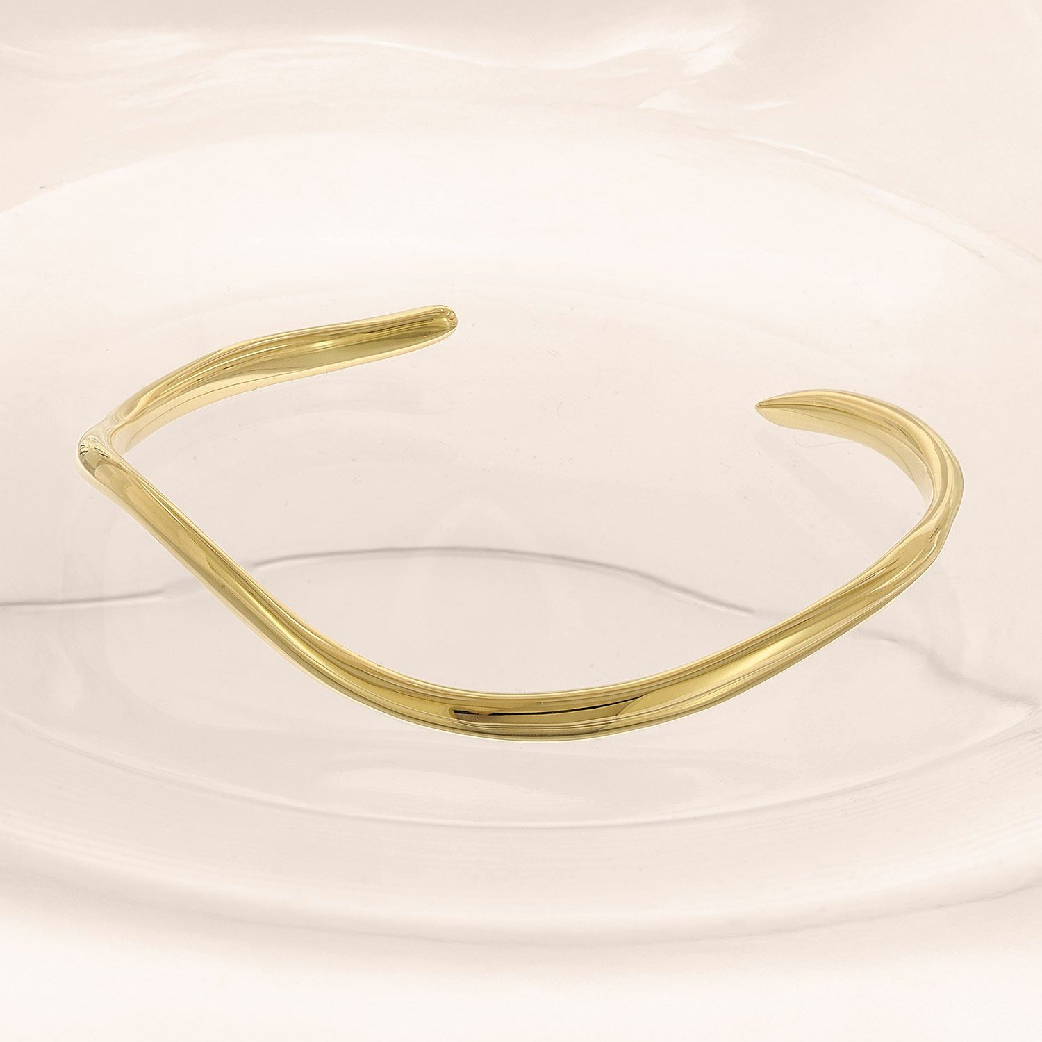 trendor Armspange 925 Silber Vergoldet