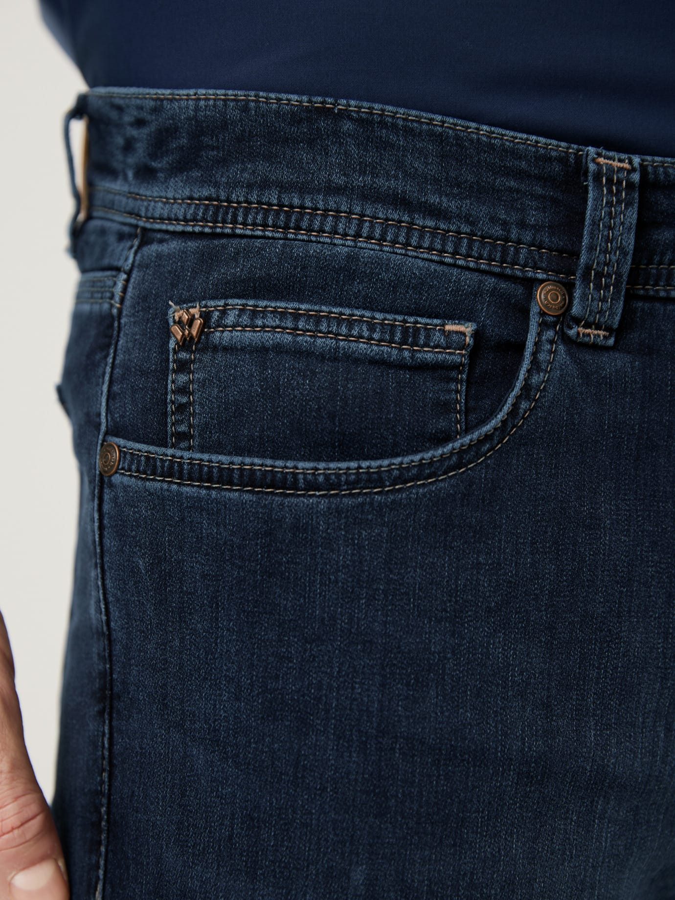 Walbusch 5-Pocket-Jeans Herren Jogger-Jeans Five Pocket Modern Fit, modern