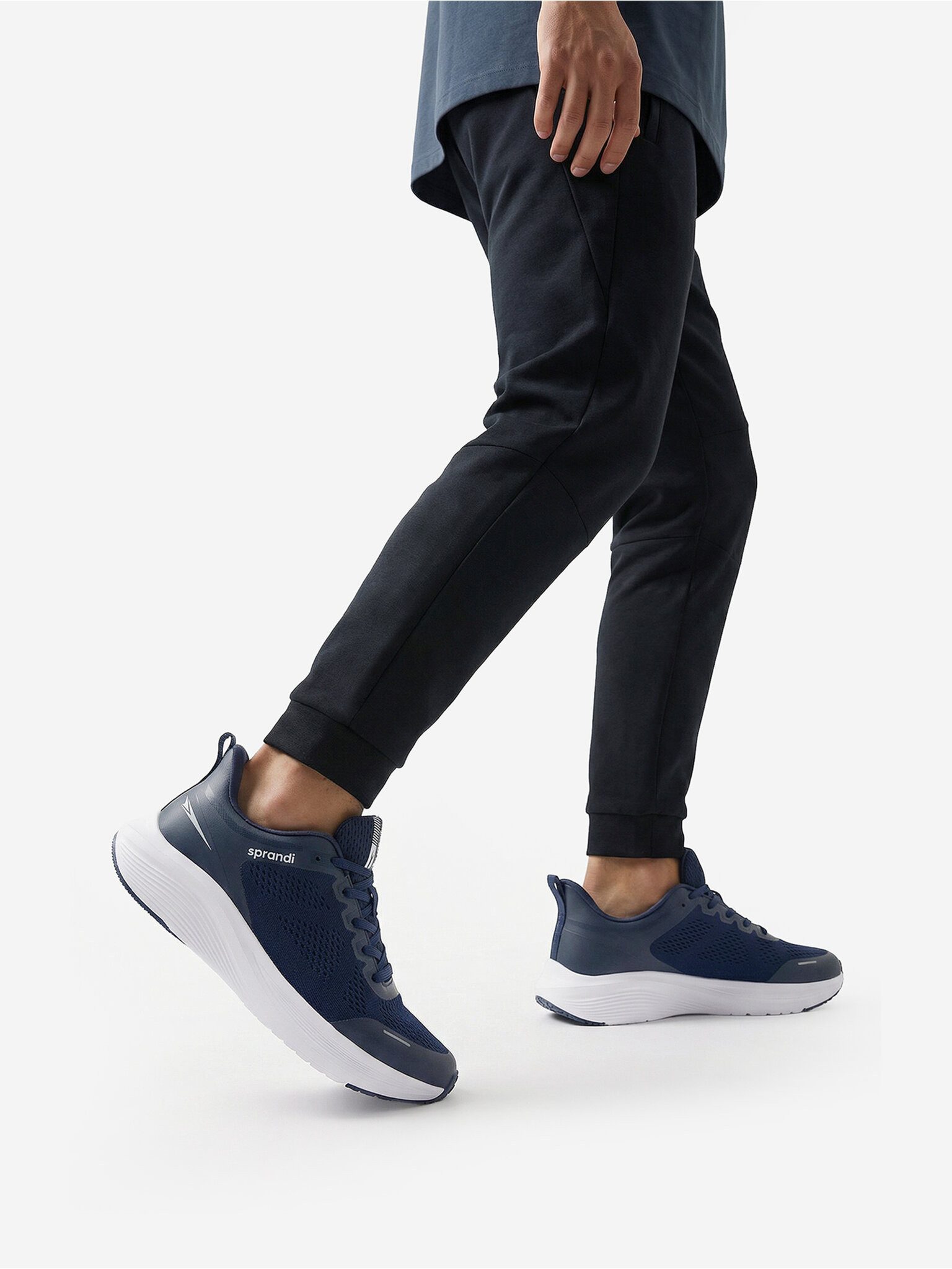 sprandi Sprandi Herren-Sneakers Marineblau Sprandi-CEOWB-V-24MR1027 Marineblau Sneaker
