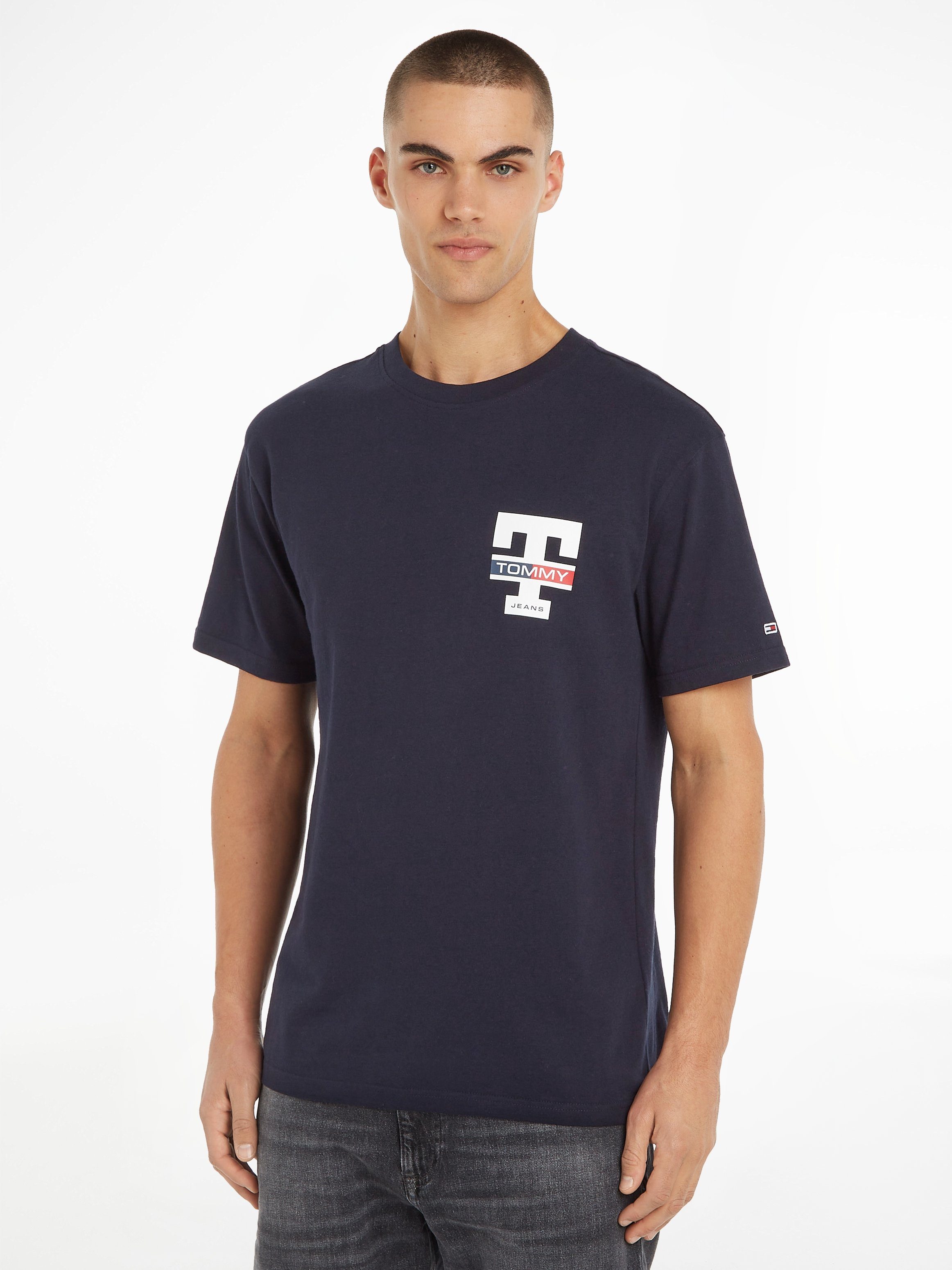 Tommy Jeans T-Shirt TJM CLSC RWB LETTERMAN TEE Desert Sky | T-Shirts