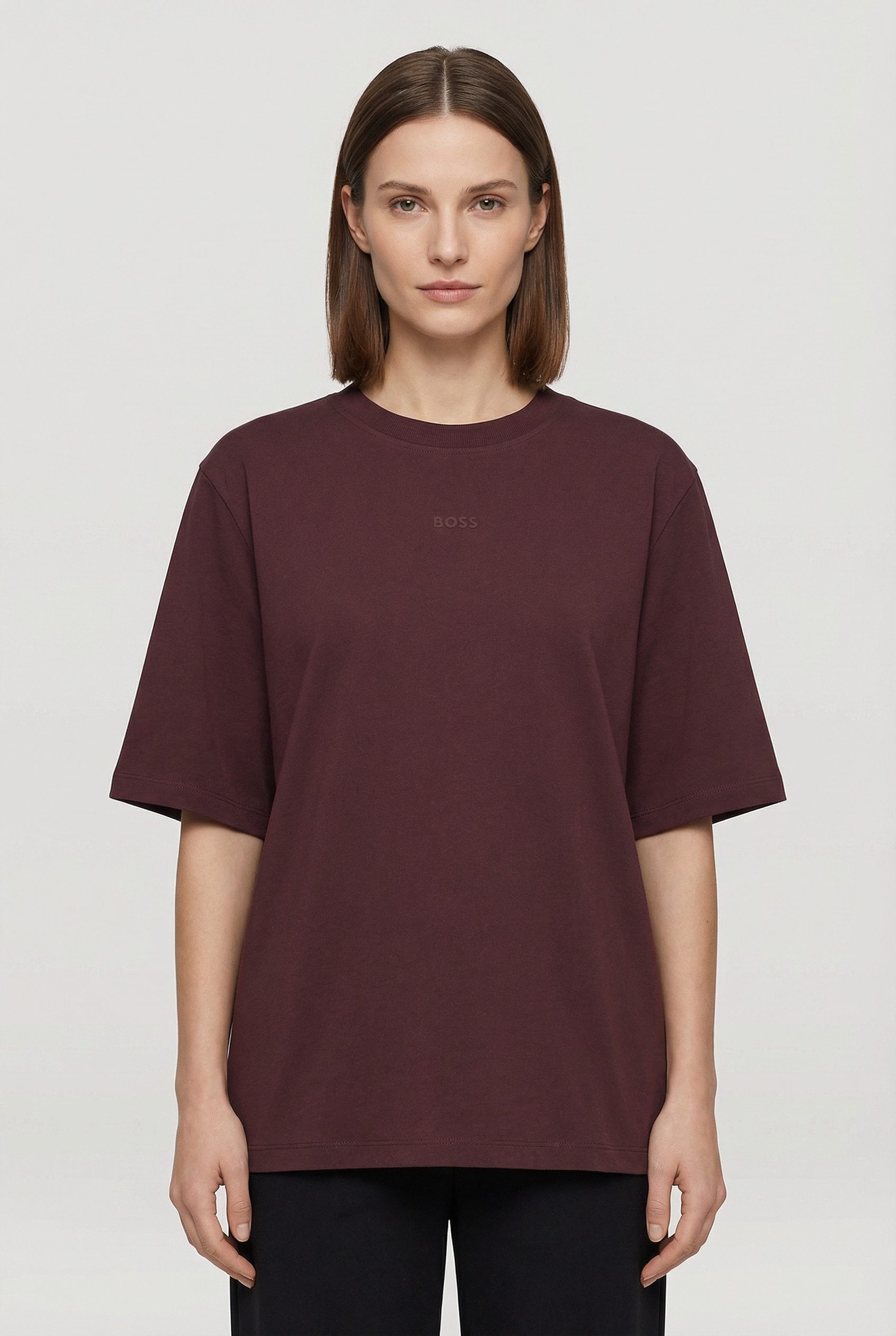 BOSS ORANGE T-Shirt Enis Premium Damenmode mit weiten Ärmeln