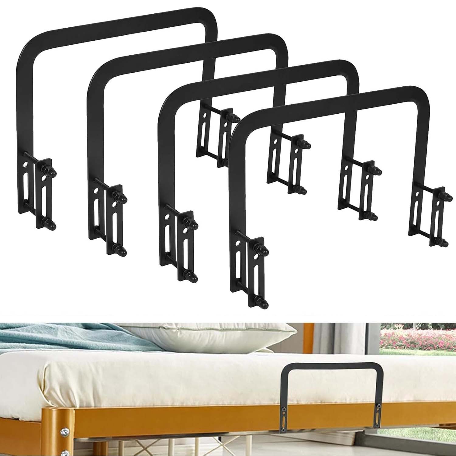 Matratzenauflage Matratzenhalter 4 Stück Matratzen Halter Gleitstopper Stabilisatoren PRIISF, Matratzen Zusammenhalter für Massive Bettpaneele Tatami Schwebebetten