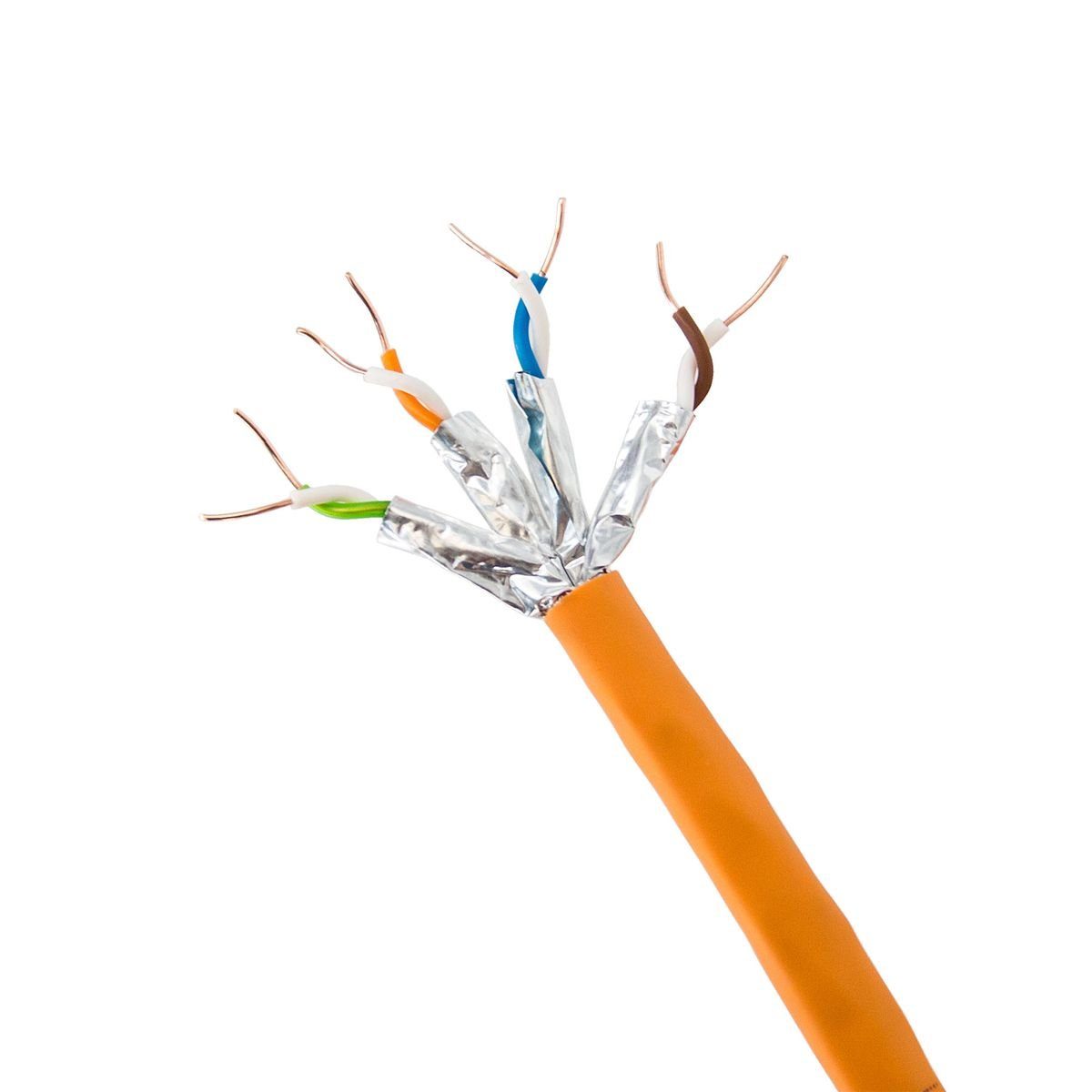 PremiumX 500m CAT 7 Netzwerkkabel Simplex LAN Kabel Ethernet Datenkabel Computer-Kabel – Bild 4 von 5