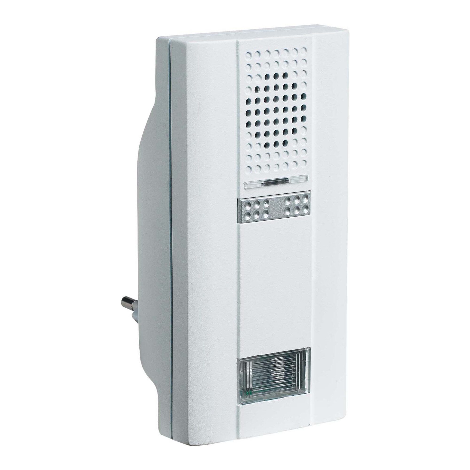 GROTHE Türschließer Grothe Steckdosenfunkgong Empf. 6Melodien/Blitzl.,ws MISTRAL 400E