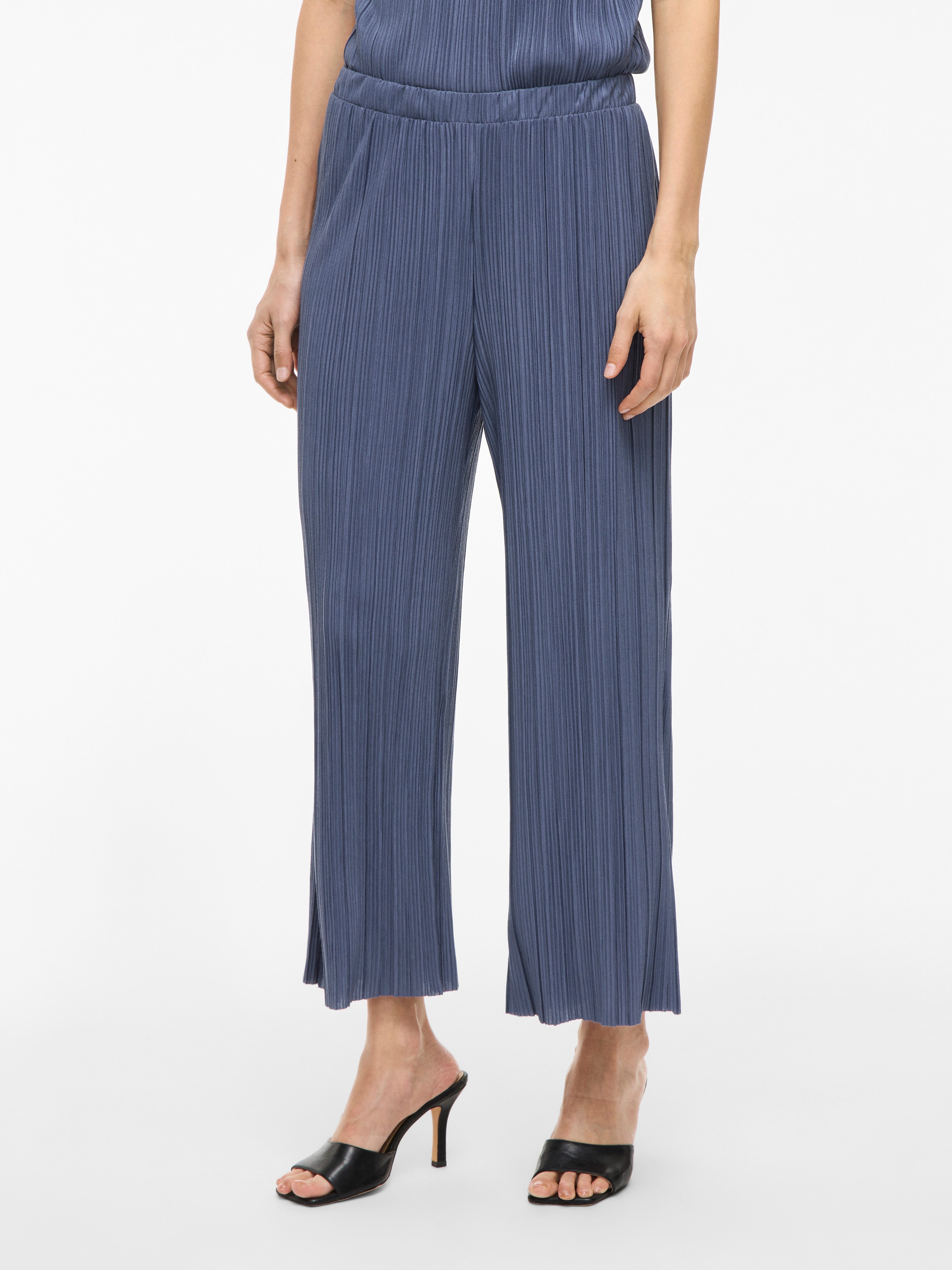 Vila Schlupfhose VIPLISA HW CULOTTE PANTS - NOOS Sommerhose, plissierte Opt günstig online kaufen